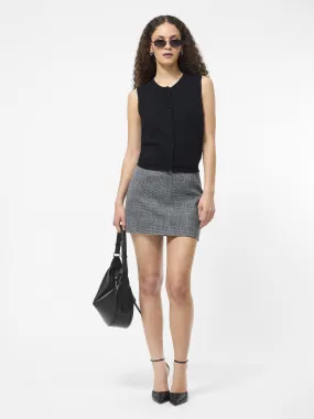 Owen Plaid Mini Skirt Low Impact Dye Easy Motion
