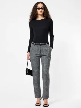 Owen Plaid Slim Pant LowProfileTopstitching
