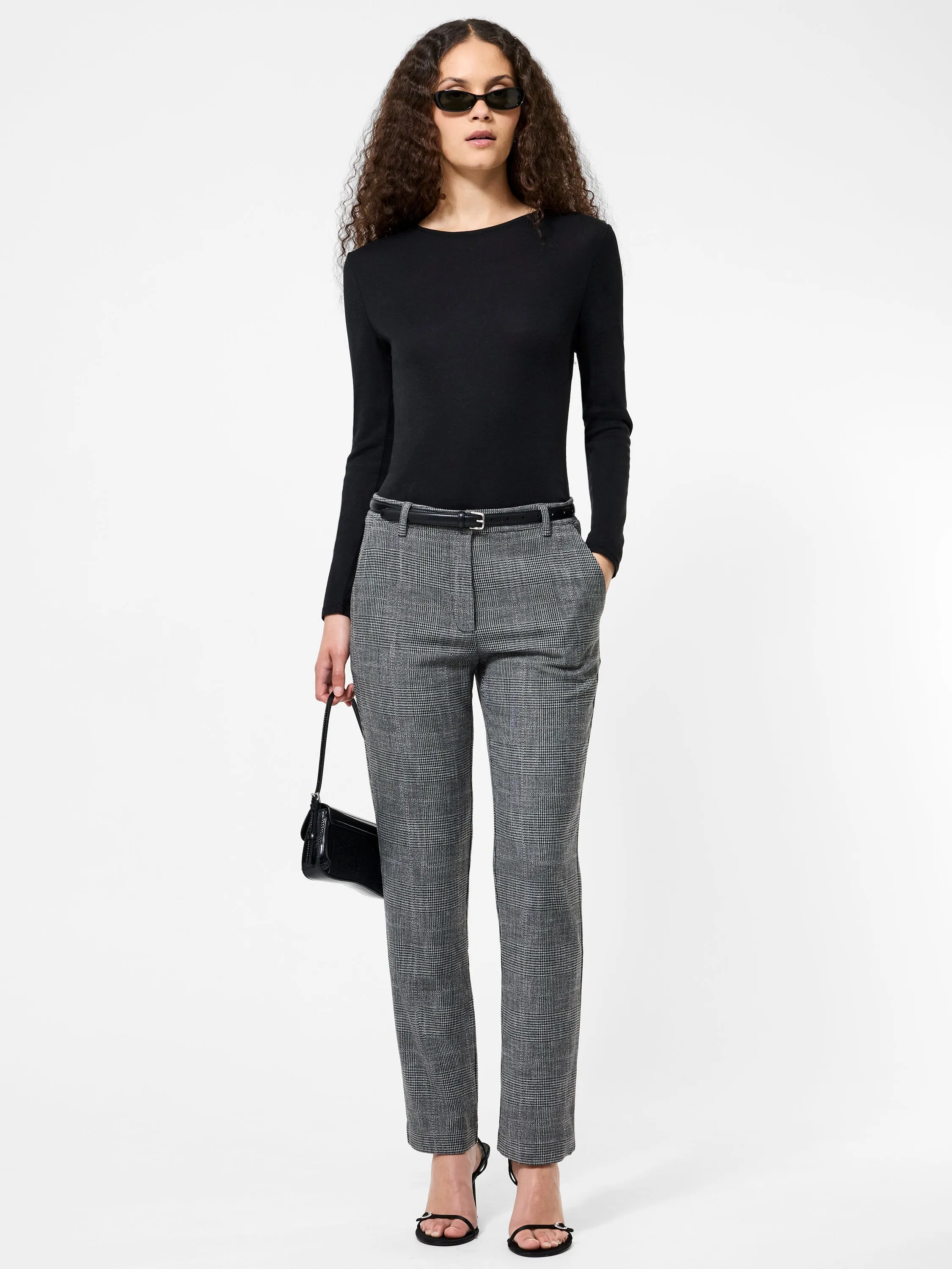 Owen Plaid Slim Pant LowProfileTopstitching