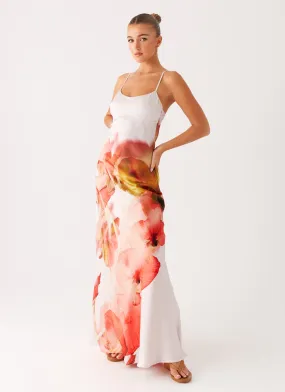 Summer Mood Pacha Maxi Dress - Peach Rose
