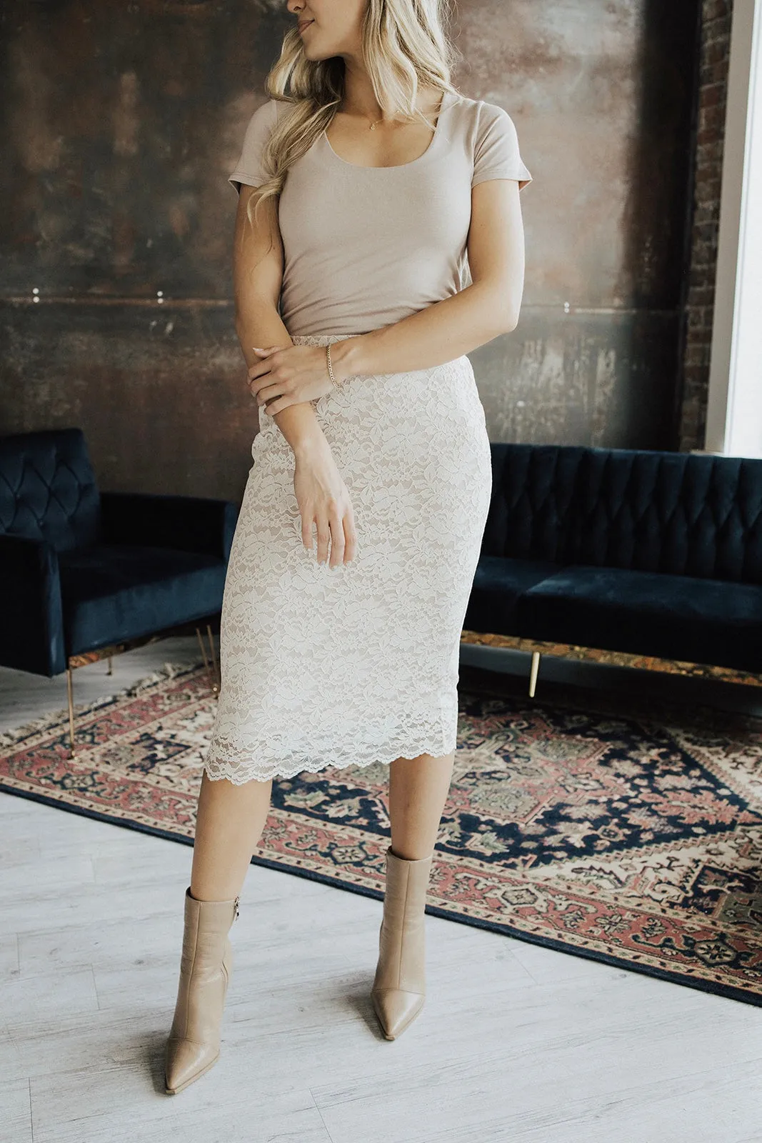 Timeless Wear Pageant Material Laci Midi Skirt