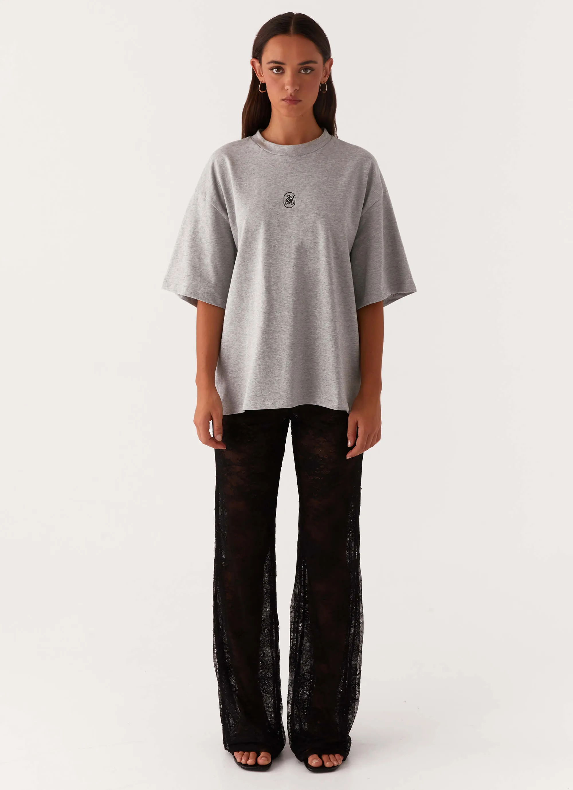 Paige Lace Pants - Black Core Flex Minimal Look