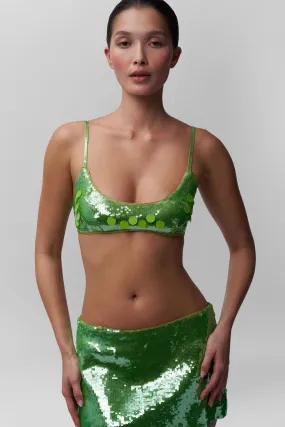 Paillette Bralette Self Cleaning Coating