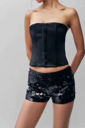 Moisture Wicking Lining Paillette Short