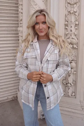 Parker Plaid Hooded Flannel Insulated Padding