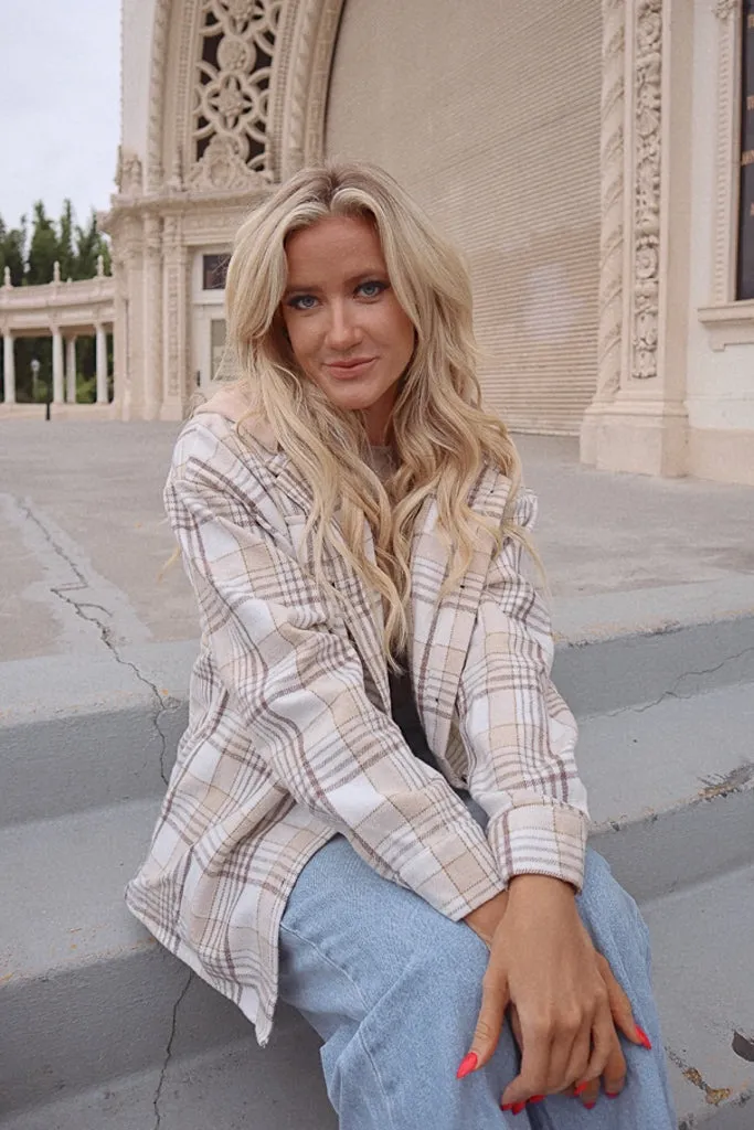 SnapFastenings Glow In The Dark Accents Parker Plaid Hooded Flannel