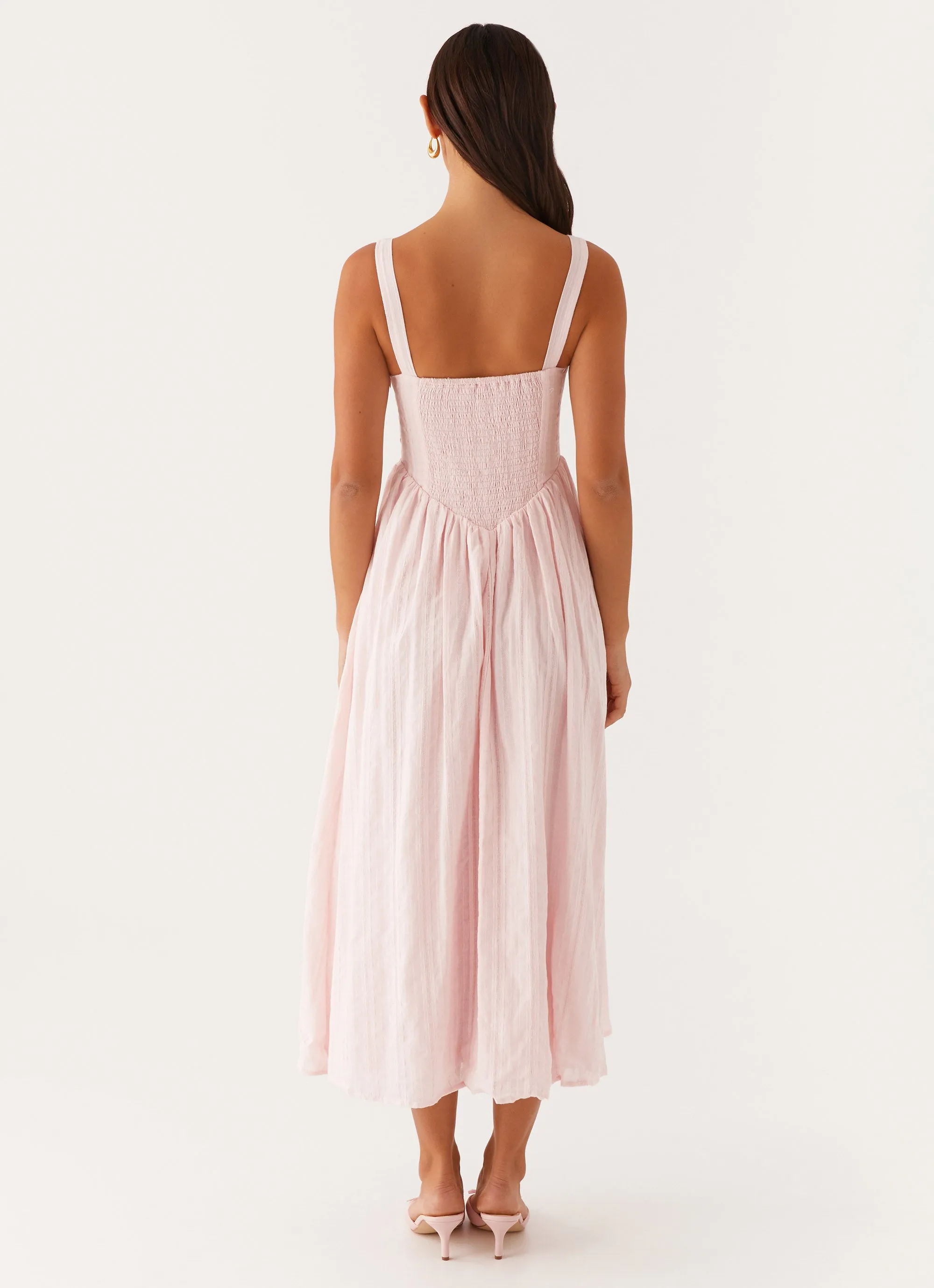 Pascuelle Midi Dress - Pink Modern Touch