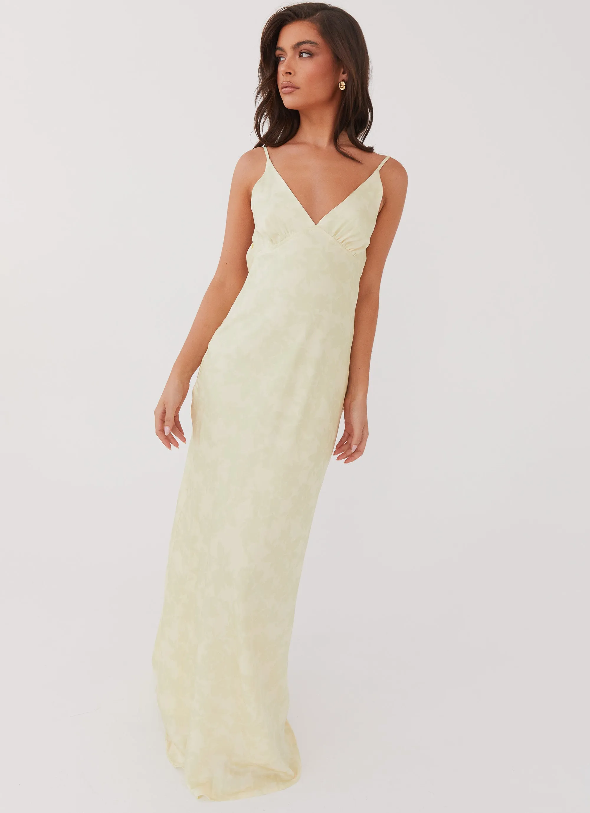 Everyday Use Refined Simplicity Sorrento Sun Maxi Dress - Yellow Floral