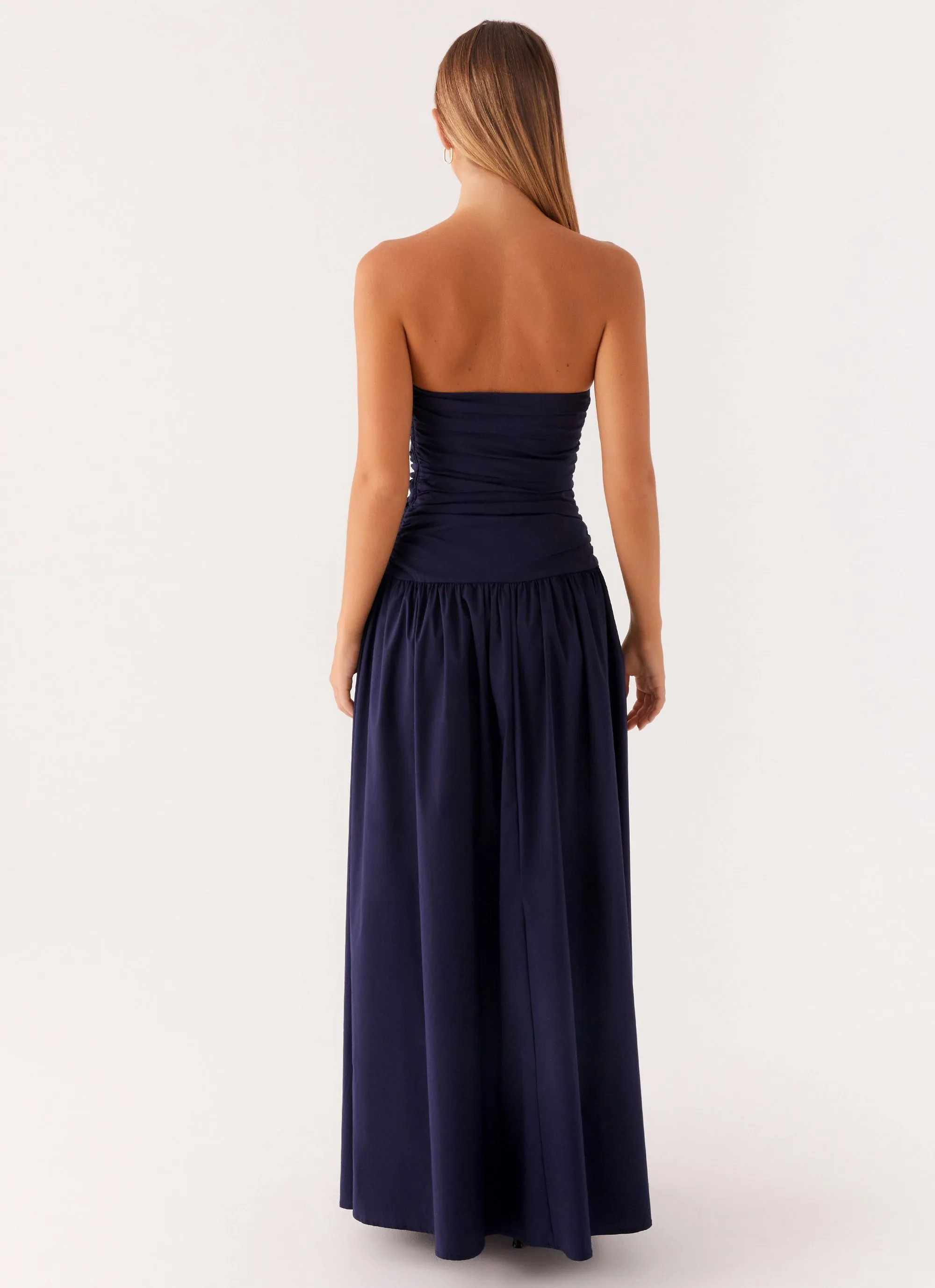 Sweet Mood Carmel Maxi Dress - Navy