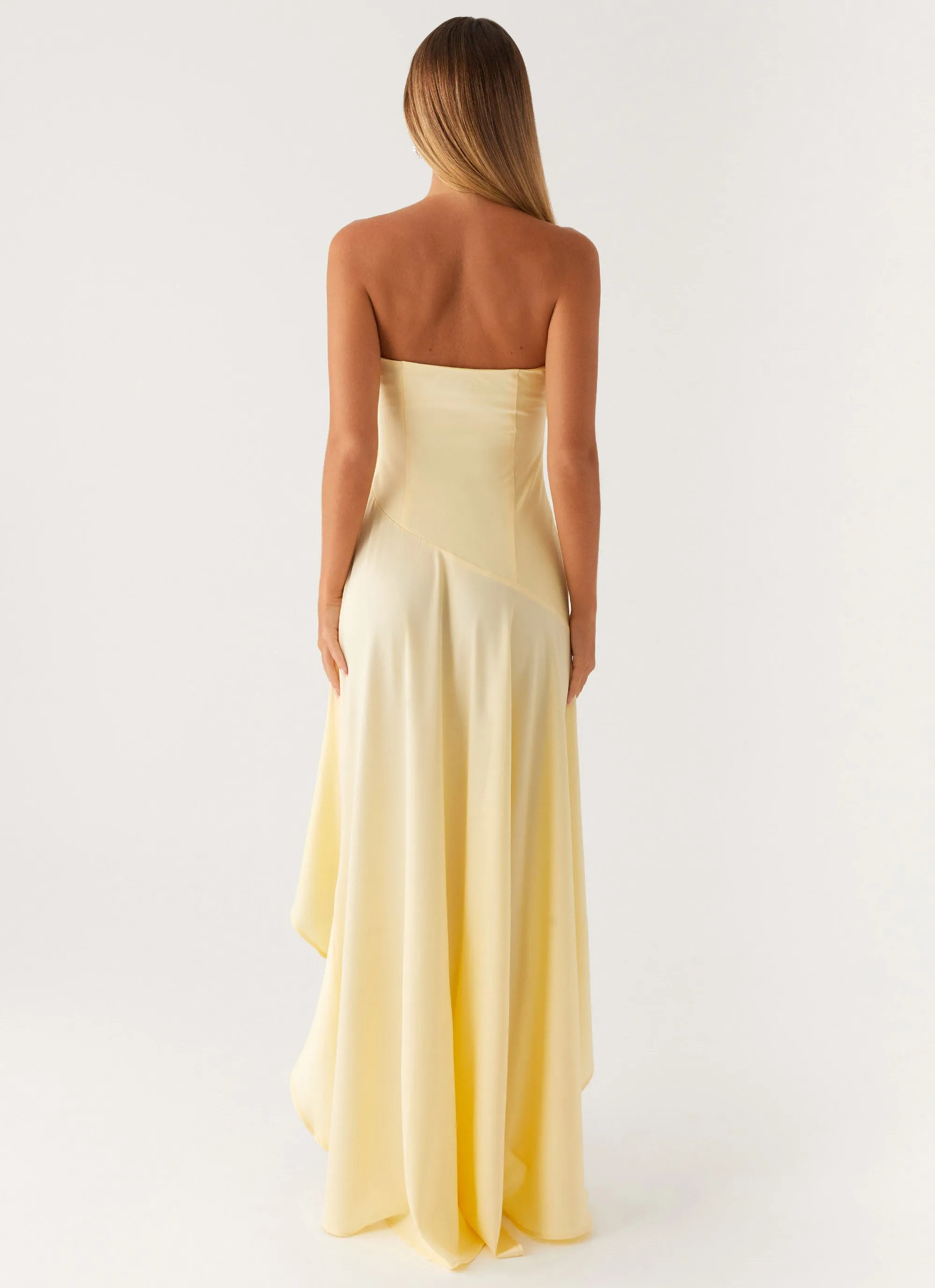 Timeless Energy Bodie Maxi Dress - Pastel Yellow