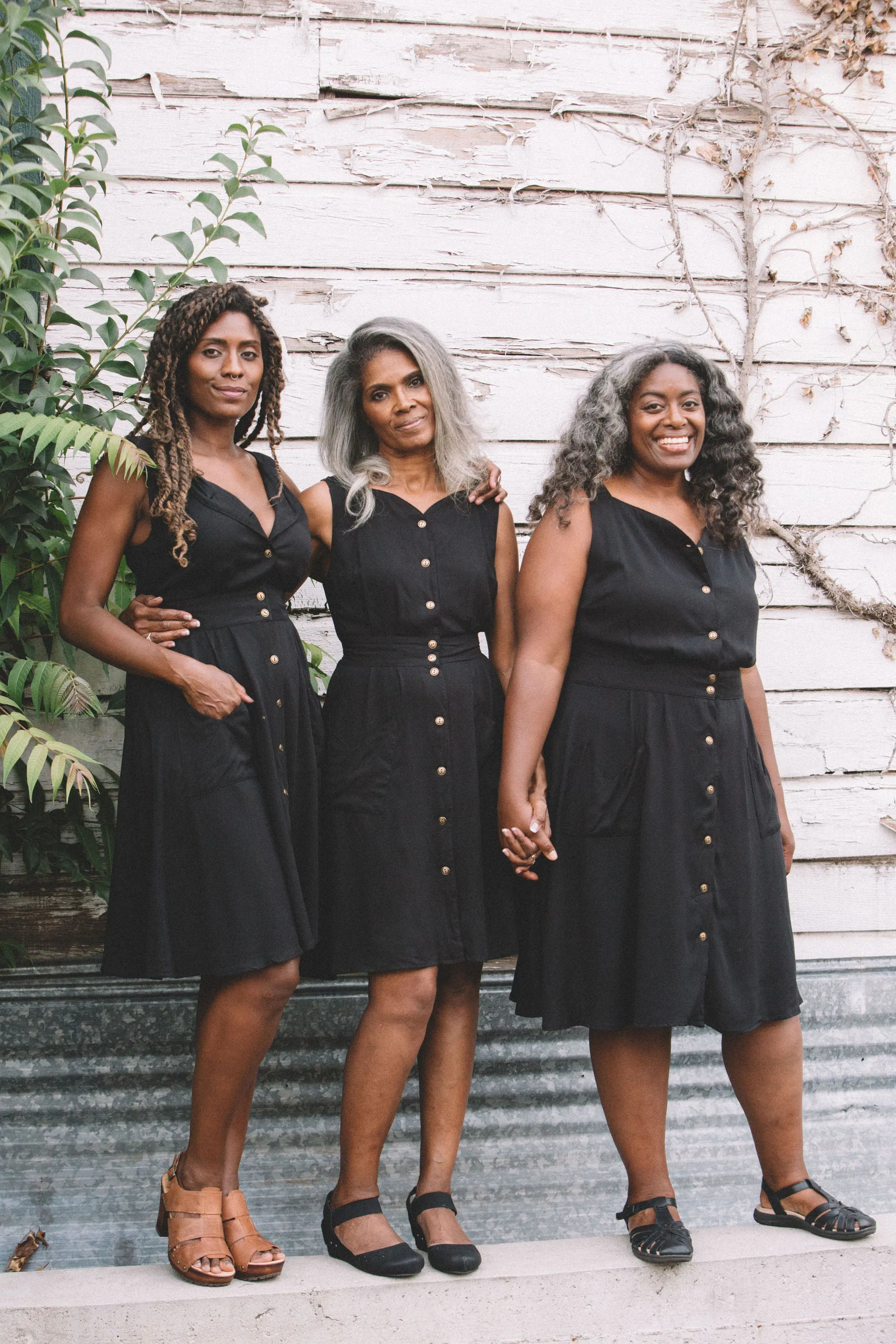 Fashionable Wear Sheet Dress in Black