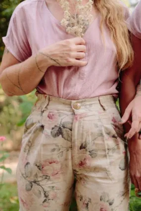 Relaxed Waist Moisture Management Perfect Pant 2.0 in Rose