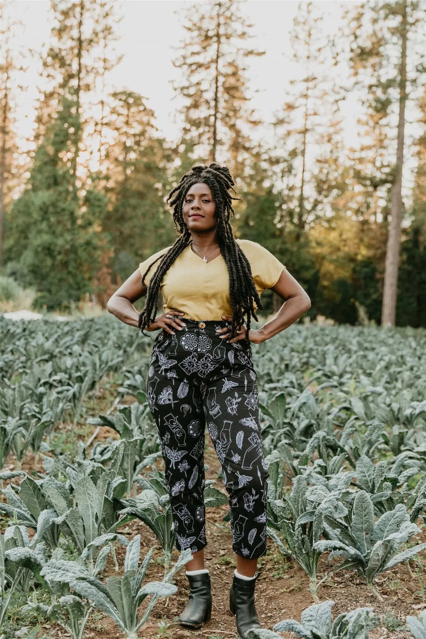 Perfect Pant in Tarot Wrinkle resistant fabric