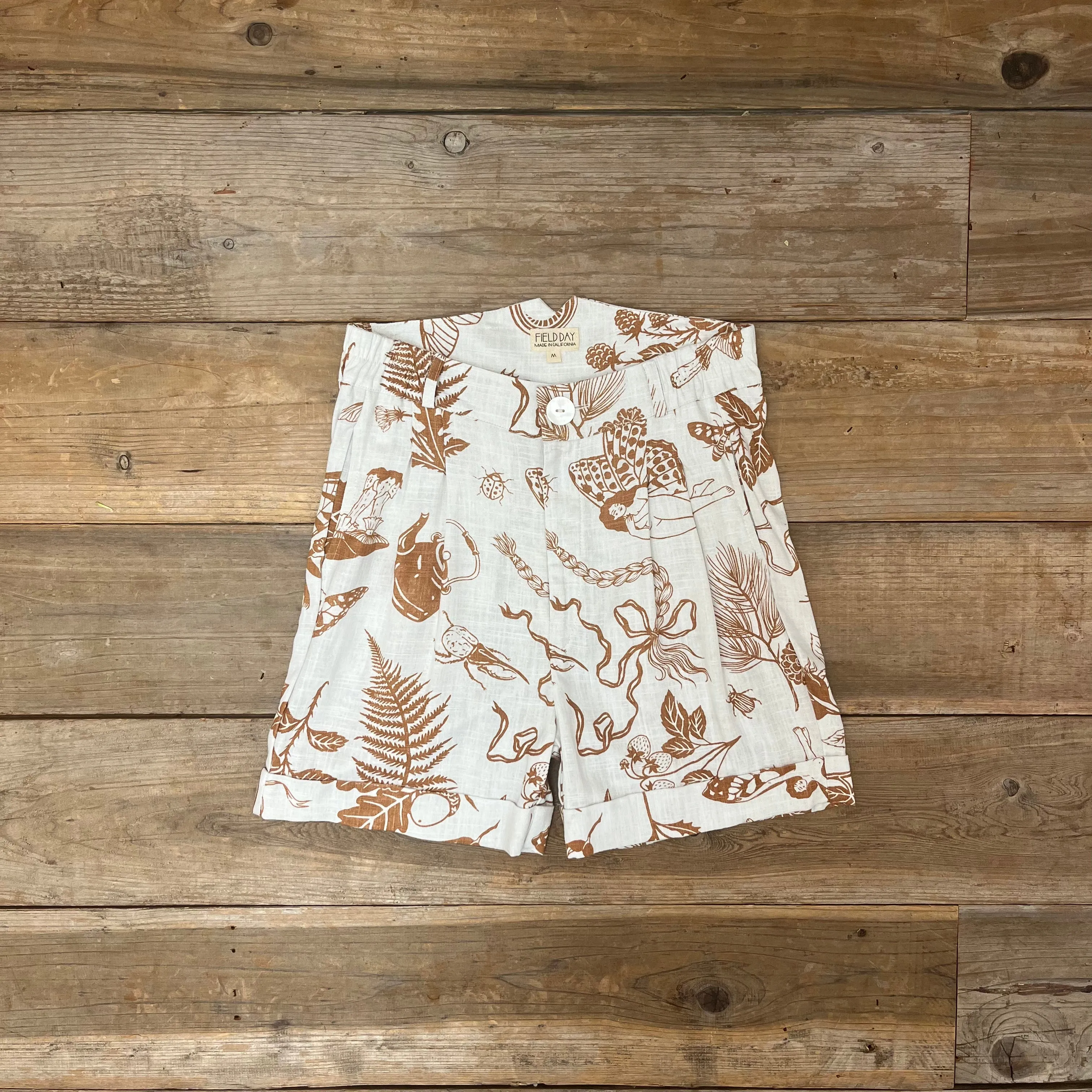 Perfect Shorts in Oat Woodland Wonder Sleek Comfort Cozy Comfort