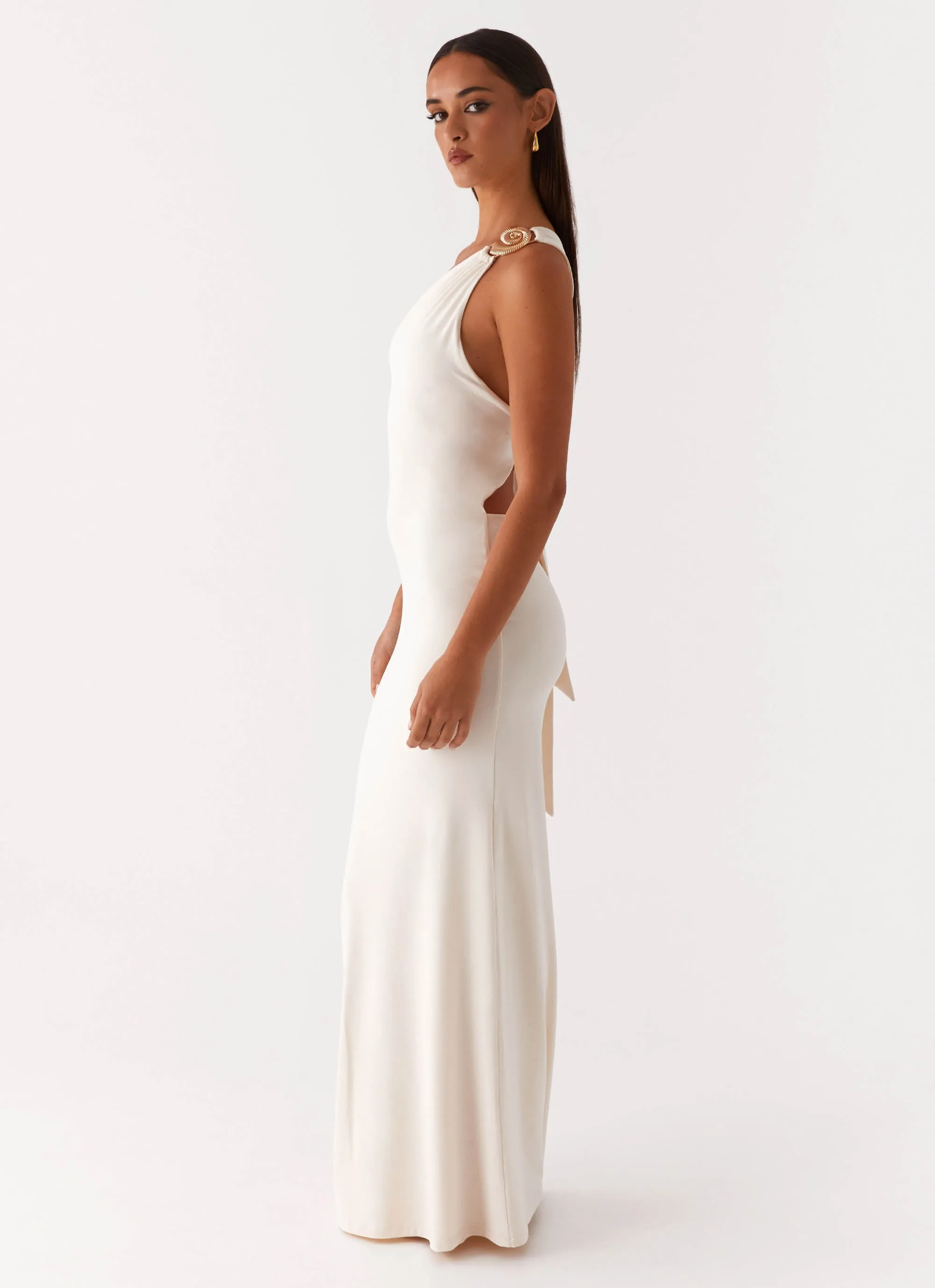 Gentle Flow Infinity Maxi Dress - Ivory