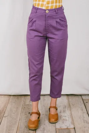 AntiStaticFinish ReinforcedPockets Perfect Pant 2.0 in Heliotrope Linen