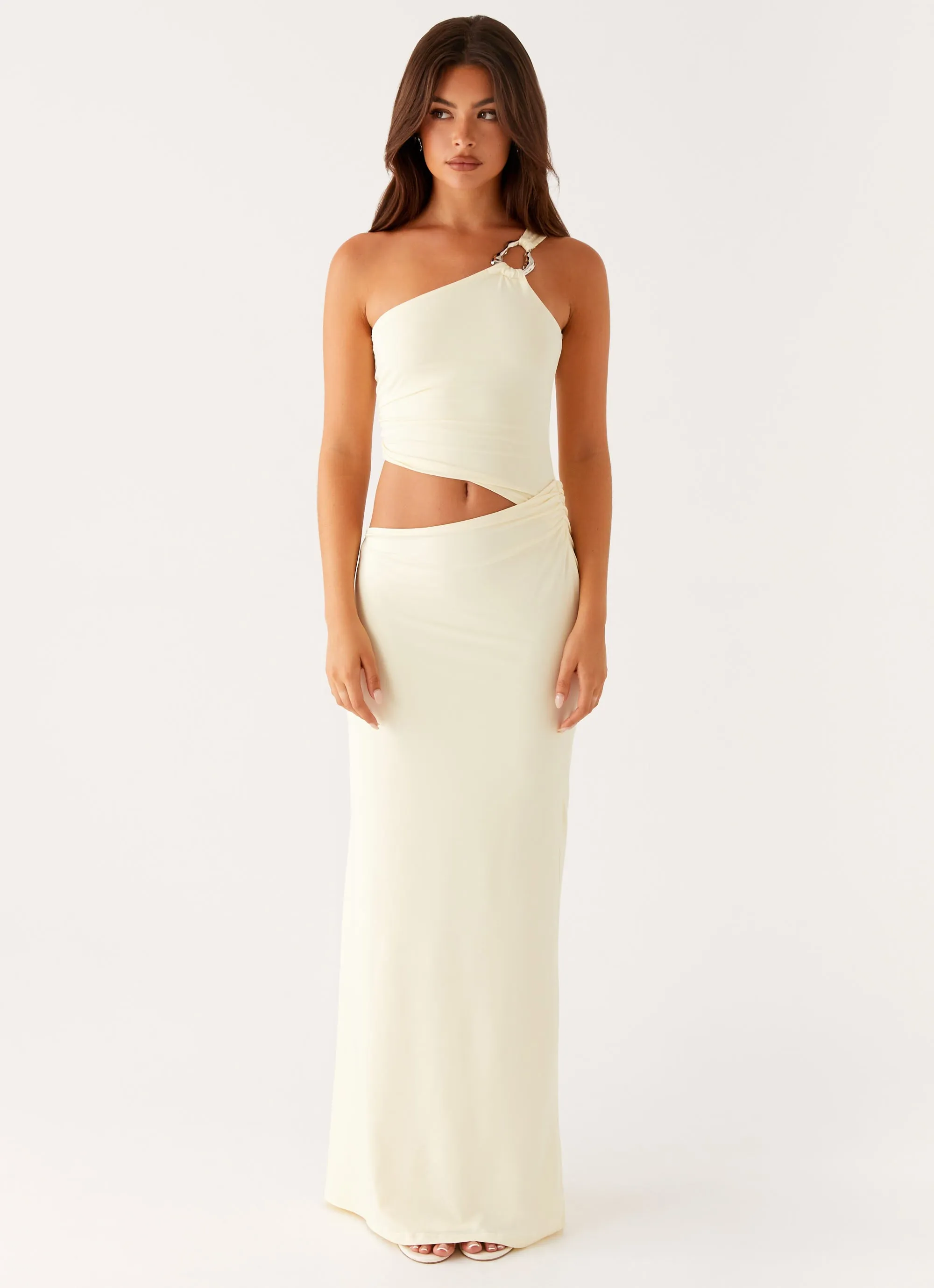 Peta Maxi Dress - Yellow Charming Comfort