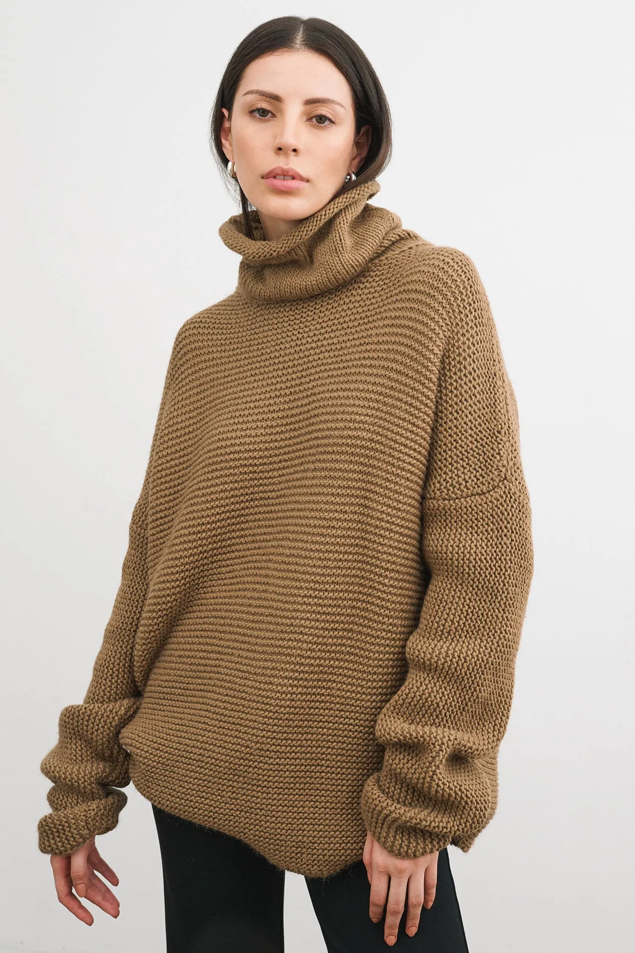 Pia Turtleneck Sweater Stretch Weave Construction AllClimateAdaptive