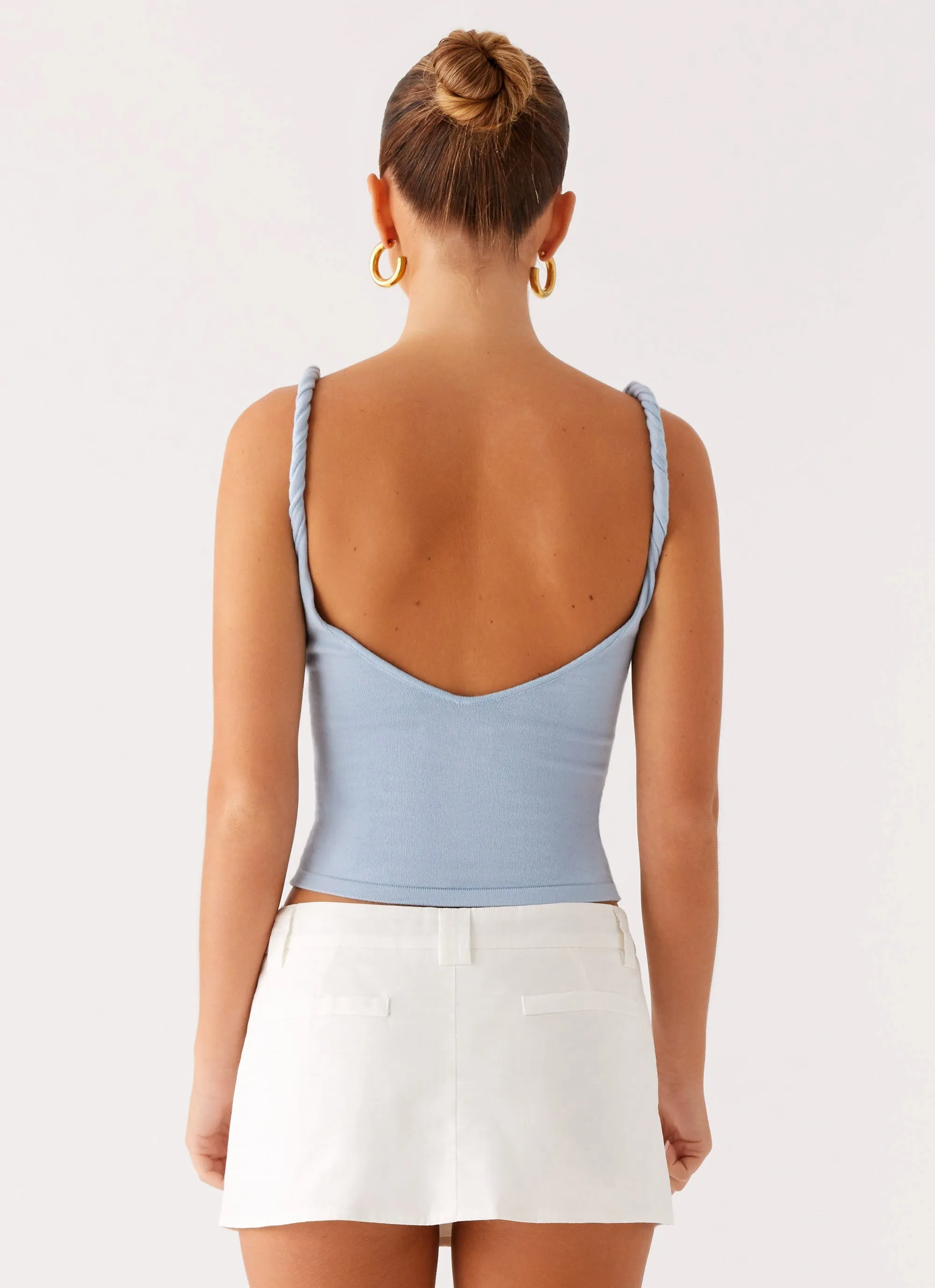 On Trend Linen Mini Skort - White Fashion Style Crisp Look