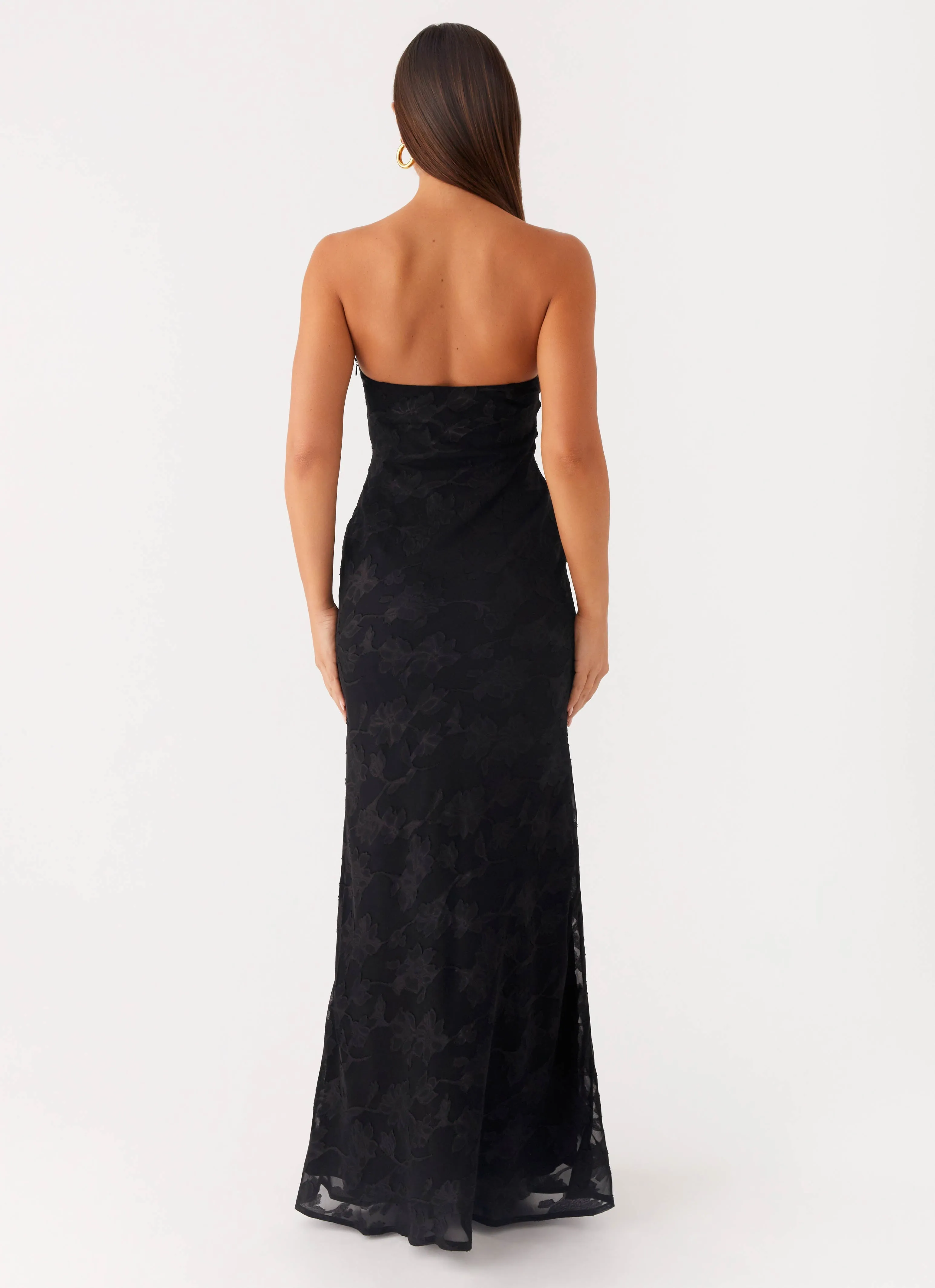 Boxy-Style Lunar Maxi Dress - Black