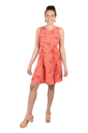 Sleek Flex Tia Dress in Coral Floral