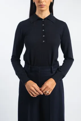 NonRestrictive Polo Pullover Top