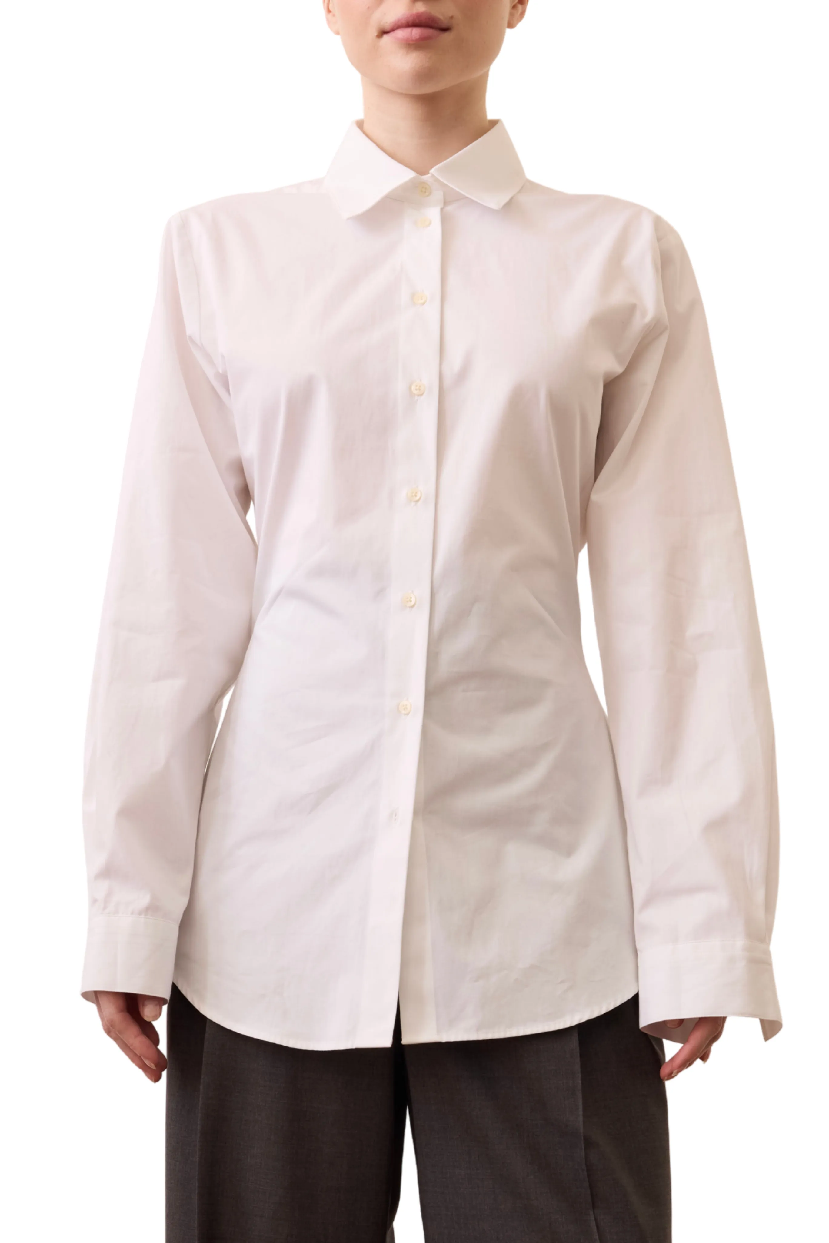 All-Purpose Hypoallergenic Inner Layer Poplin Shaped Shirt