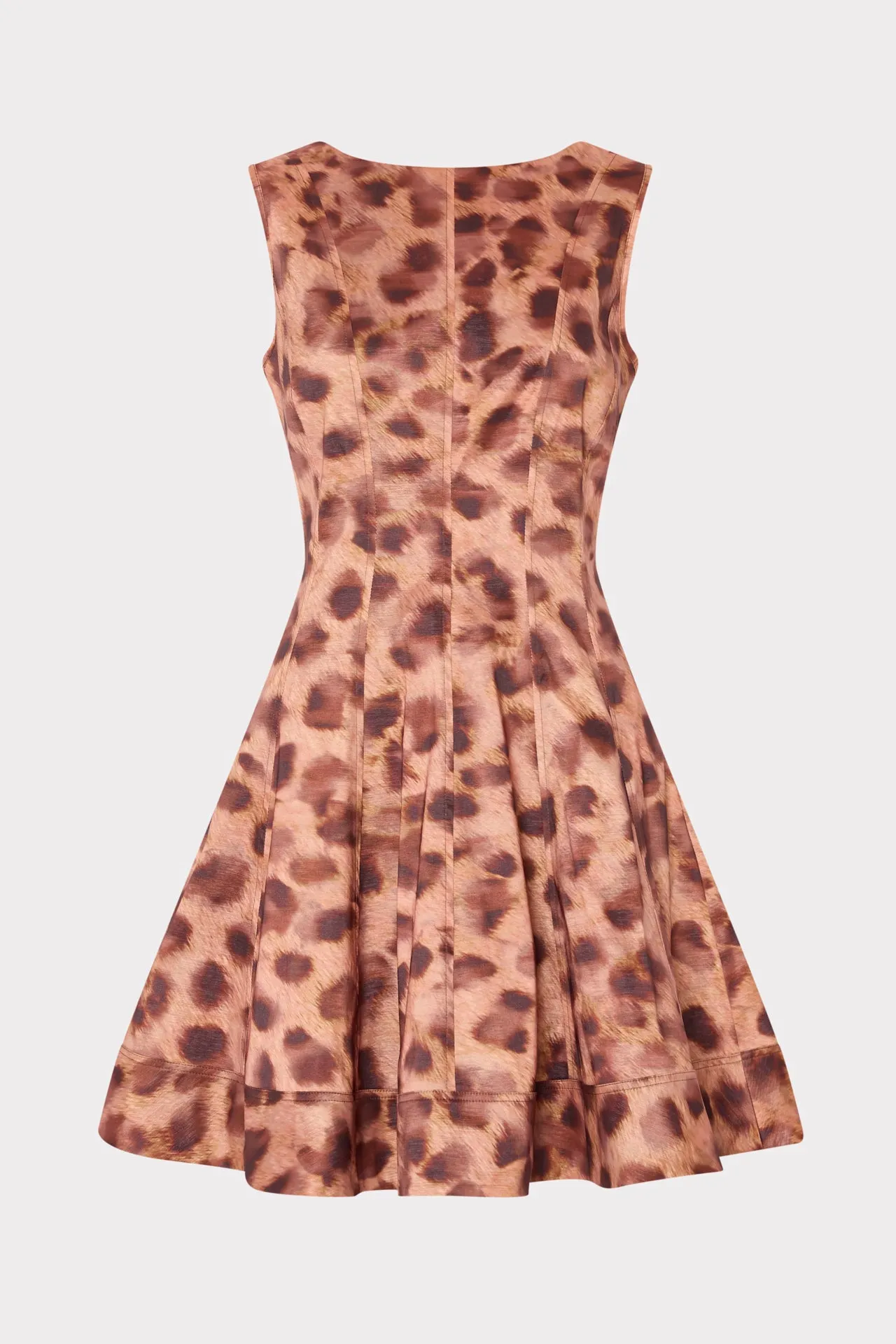 Minimalist feel Day-to-evening dress Poppy Leopard Print Taffeta Mini Dress