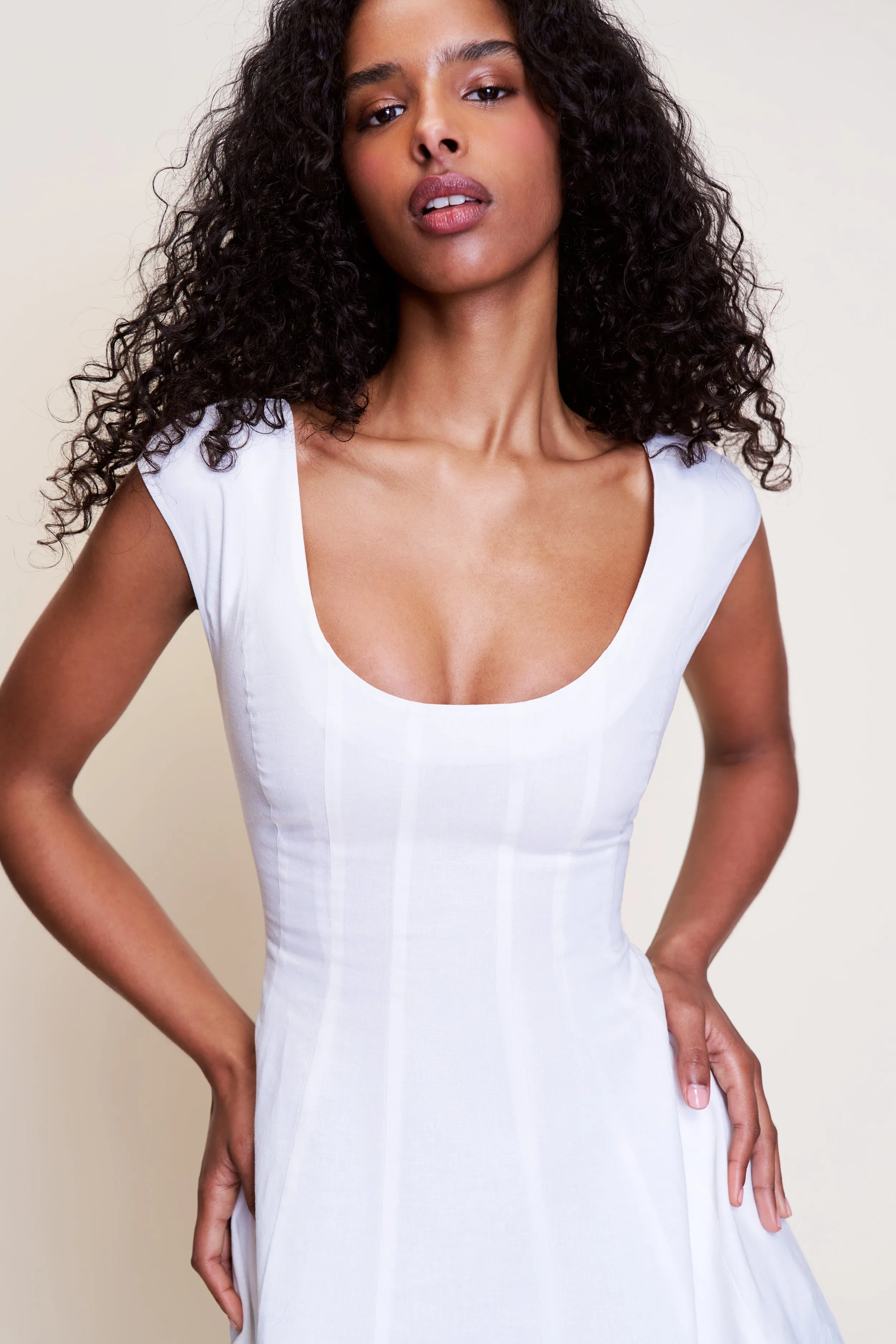 Leila Mini Dress Clean Tone