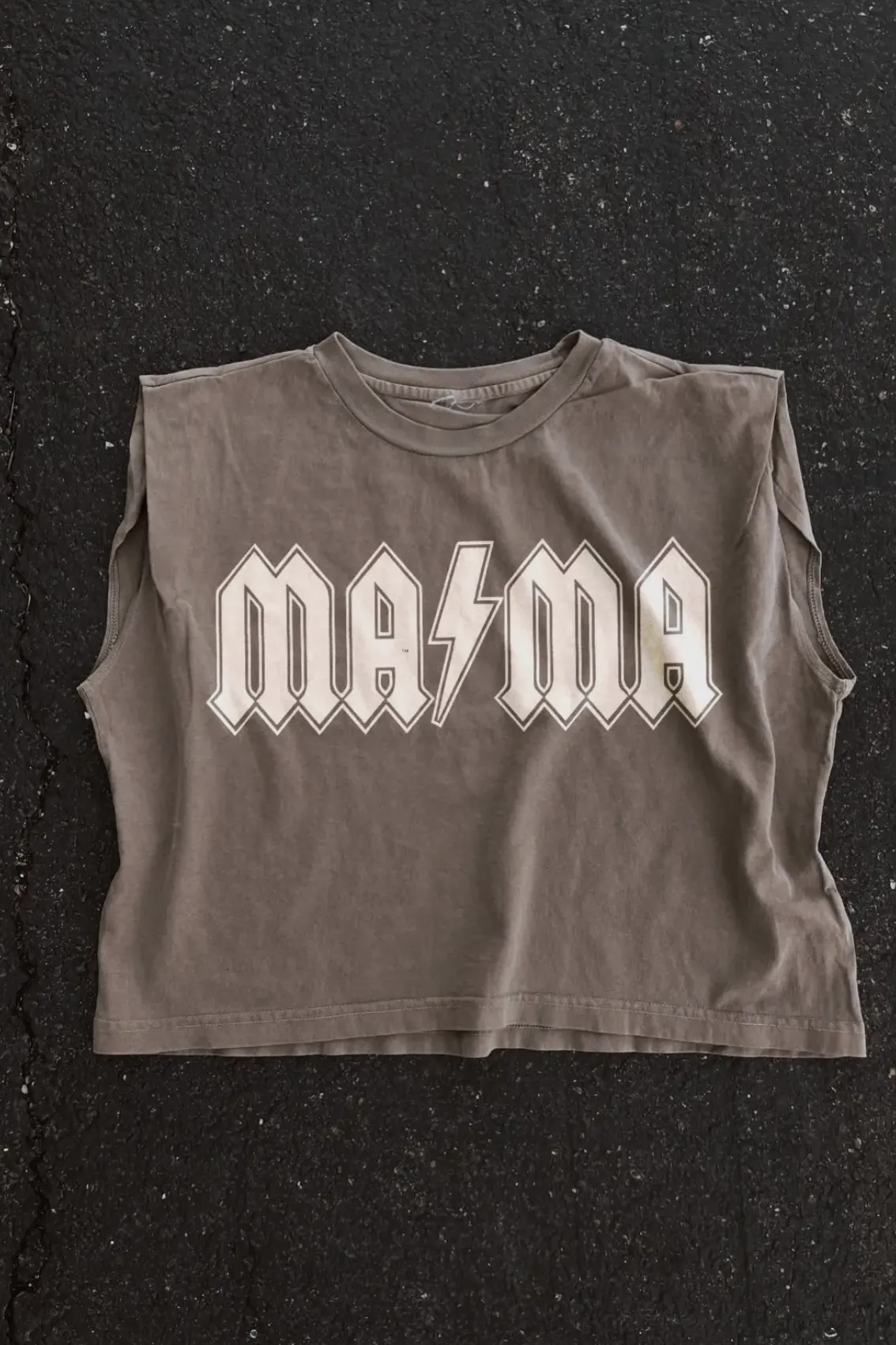 MA??MA Muscle Tank Printed Hoodie