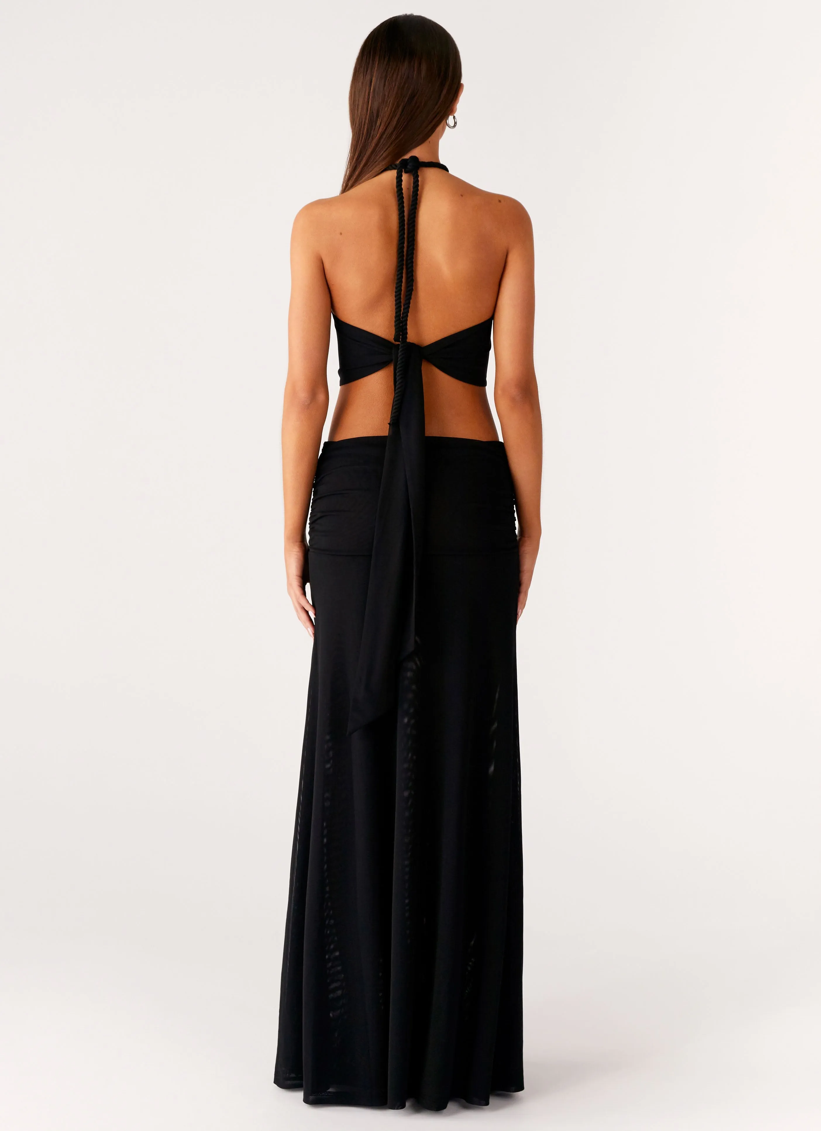 Only Love Maxi Dress - Black Statement Look Neutral Flow