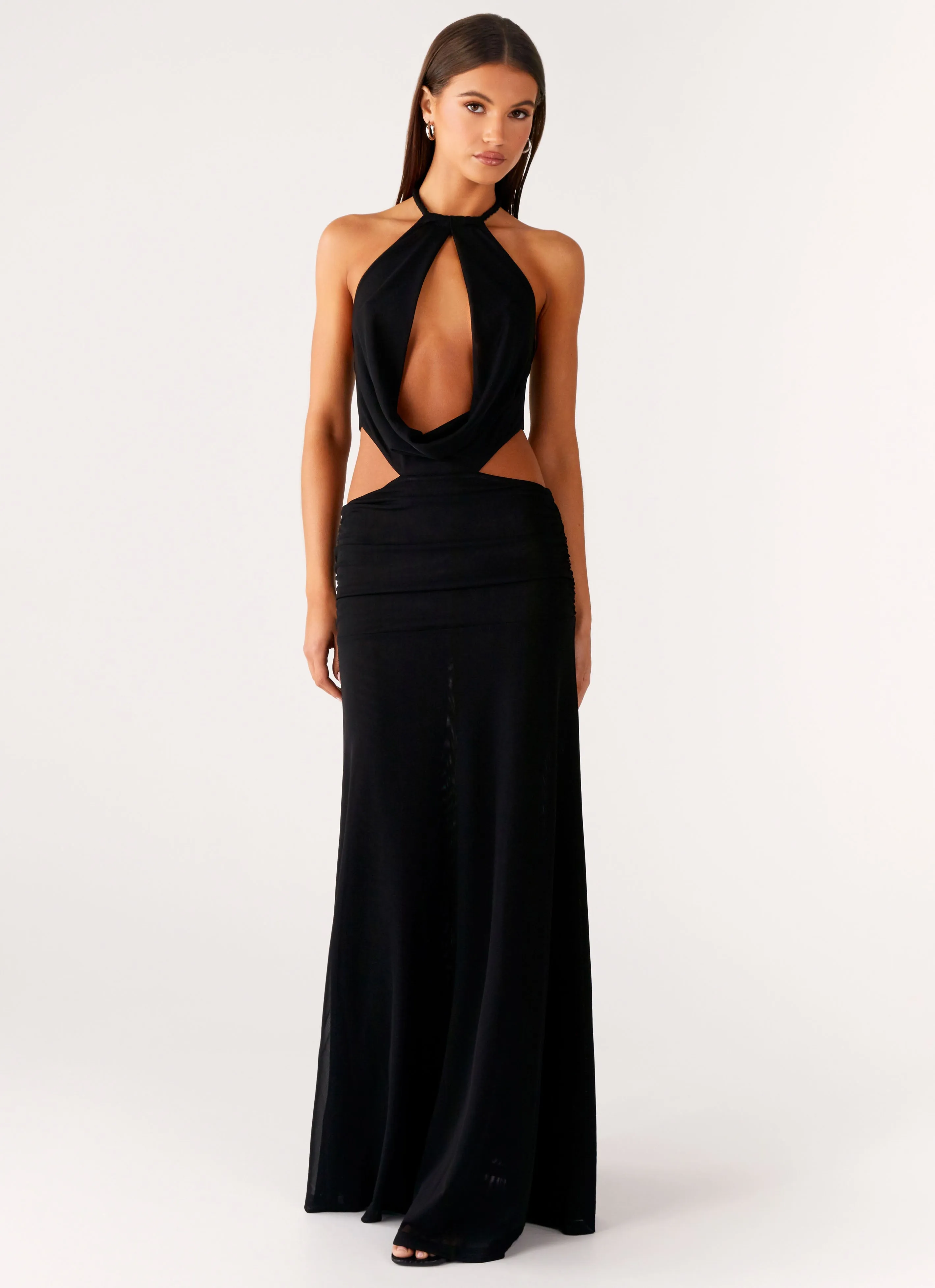 Only Love Maxi Dress - Black Spring-Season HypoallergenicFiber