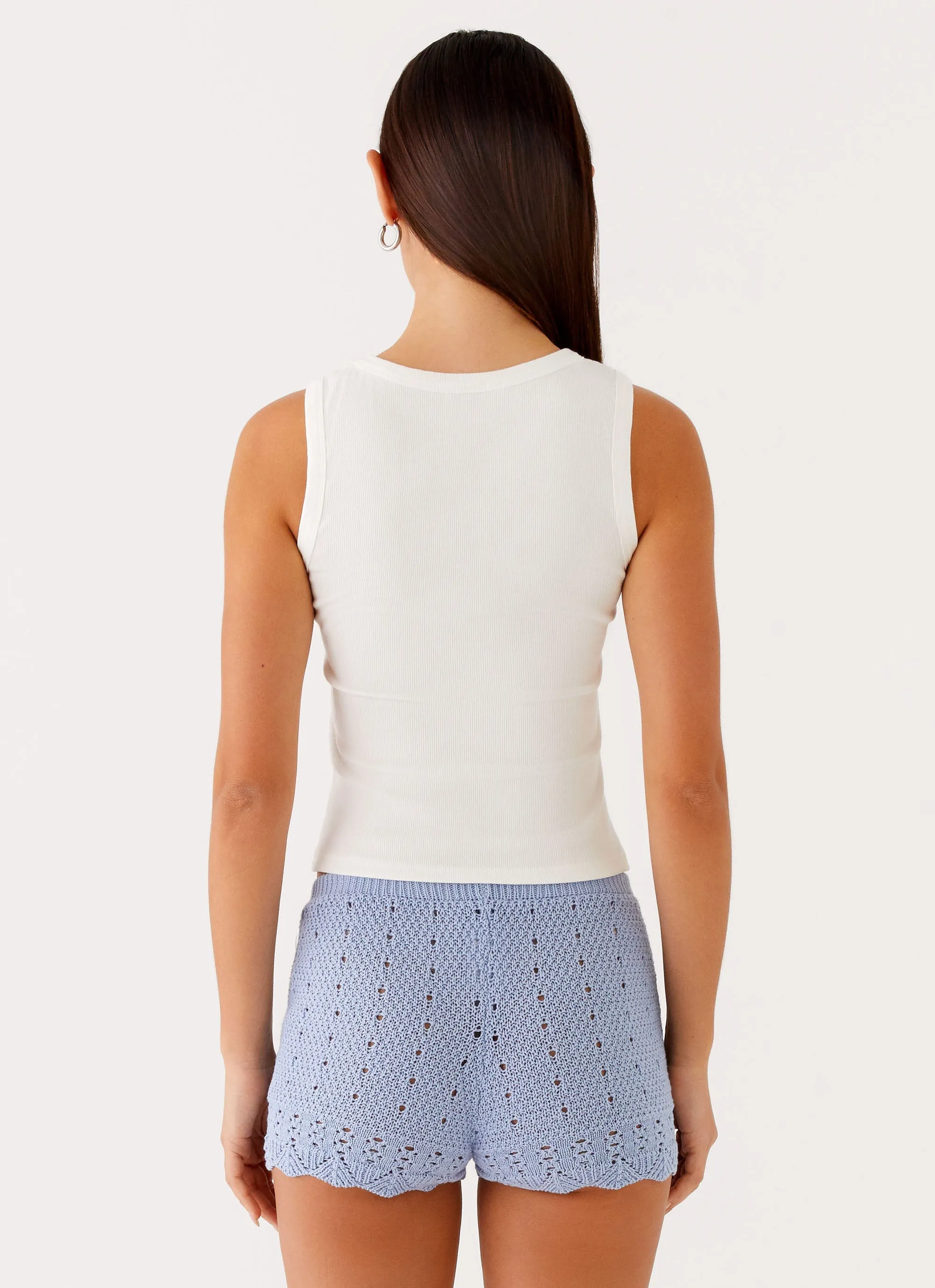 Oakley Low Rise Mini Shorts - Blue EcoFriendlyBlend