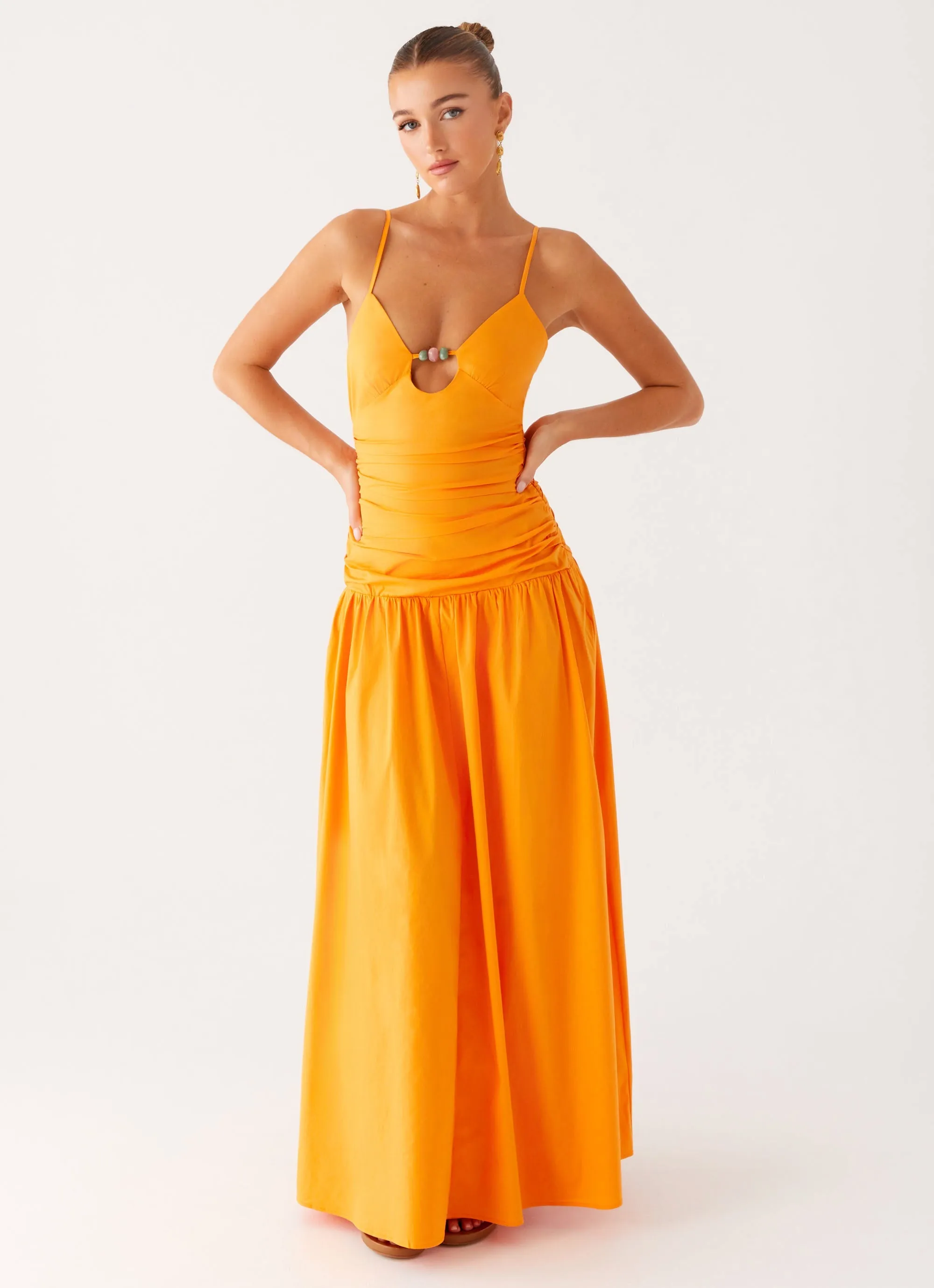 Avani Maxi Dress - Orange Relax Mode