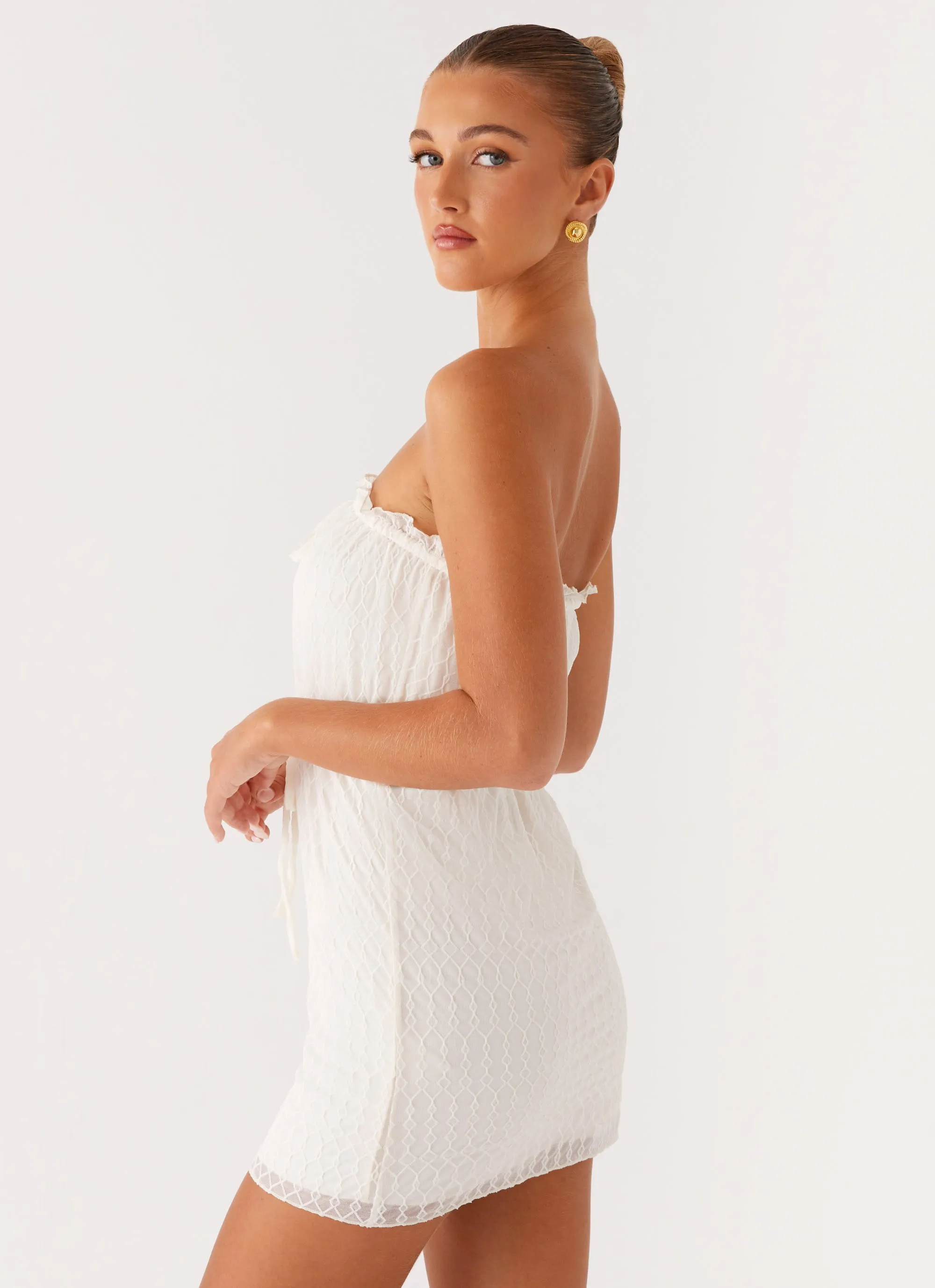Alina Mini Dress - Ivory Versatile Wear