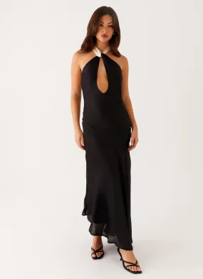 Night Owl Maxi Dress - Black Comfortable fit Gentle Motion