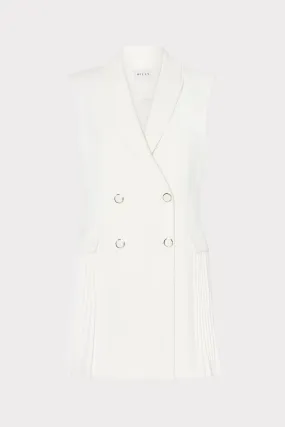 Cora Sleeveless Pleated Blazer Dress Air Beauty