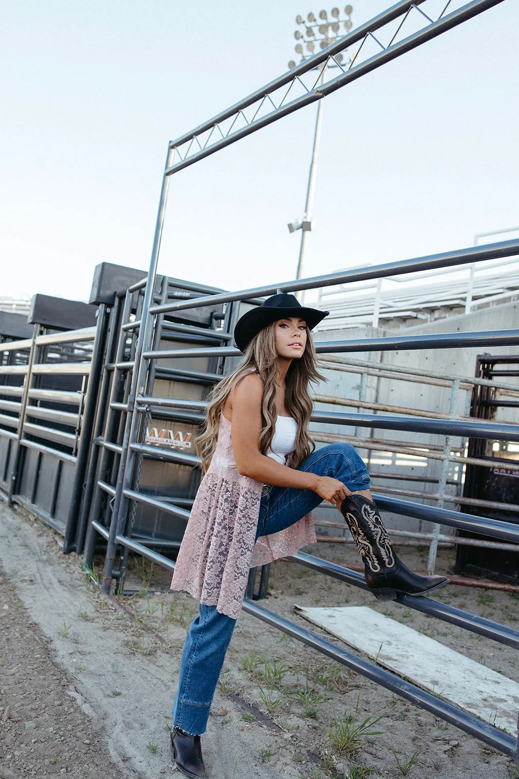 FrenchTerry Kickin Pretty Cowboy Boots