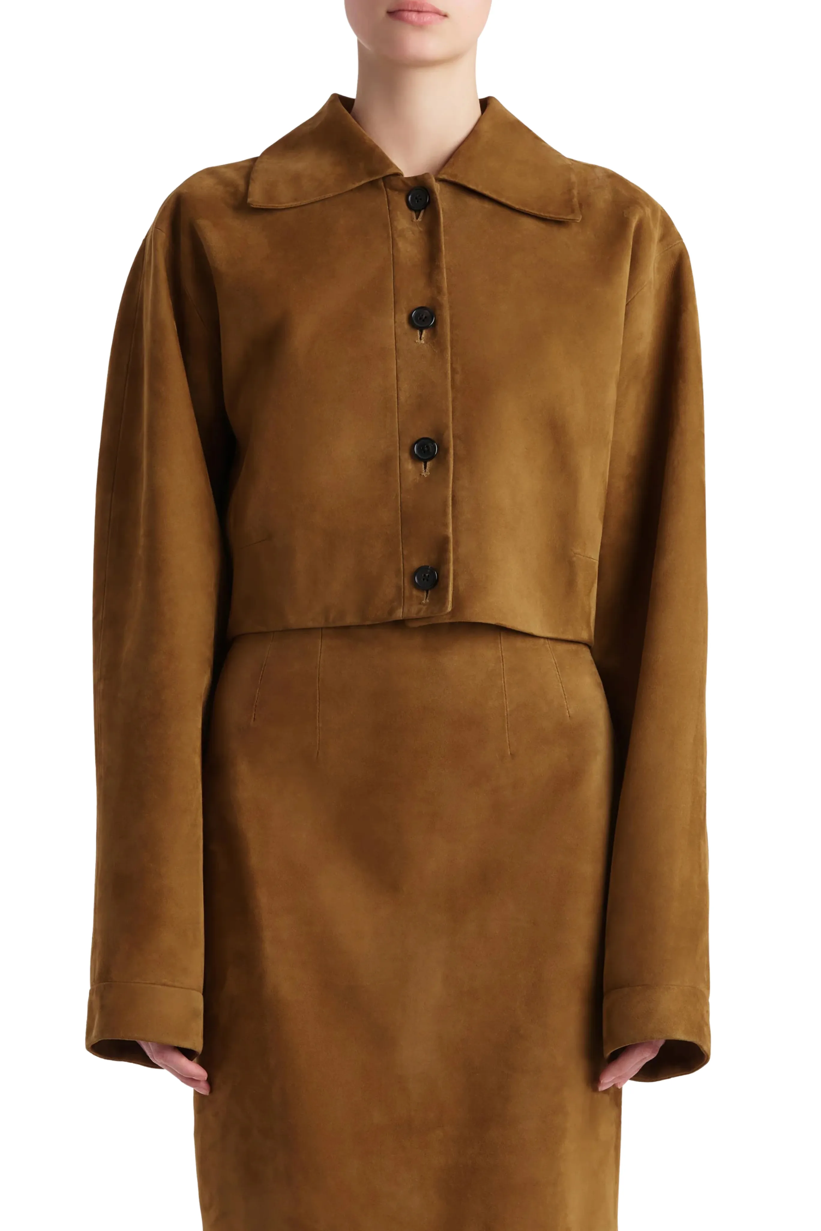 Sue Jacket Compact Packable Fringe Detail