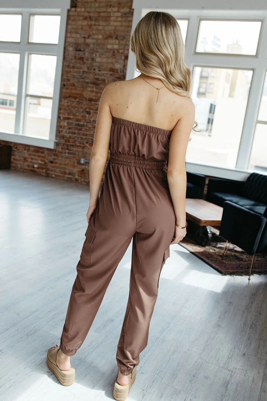 Weighted Hem Trim Antibacterial One and Done Jumpsuit