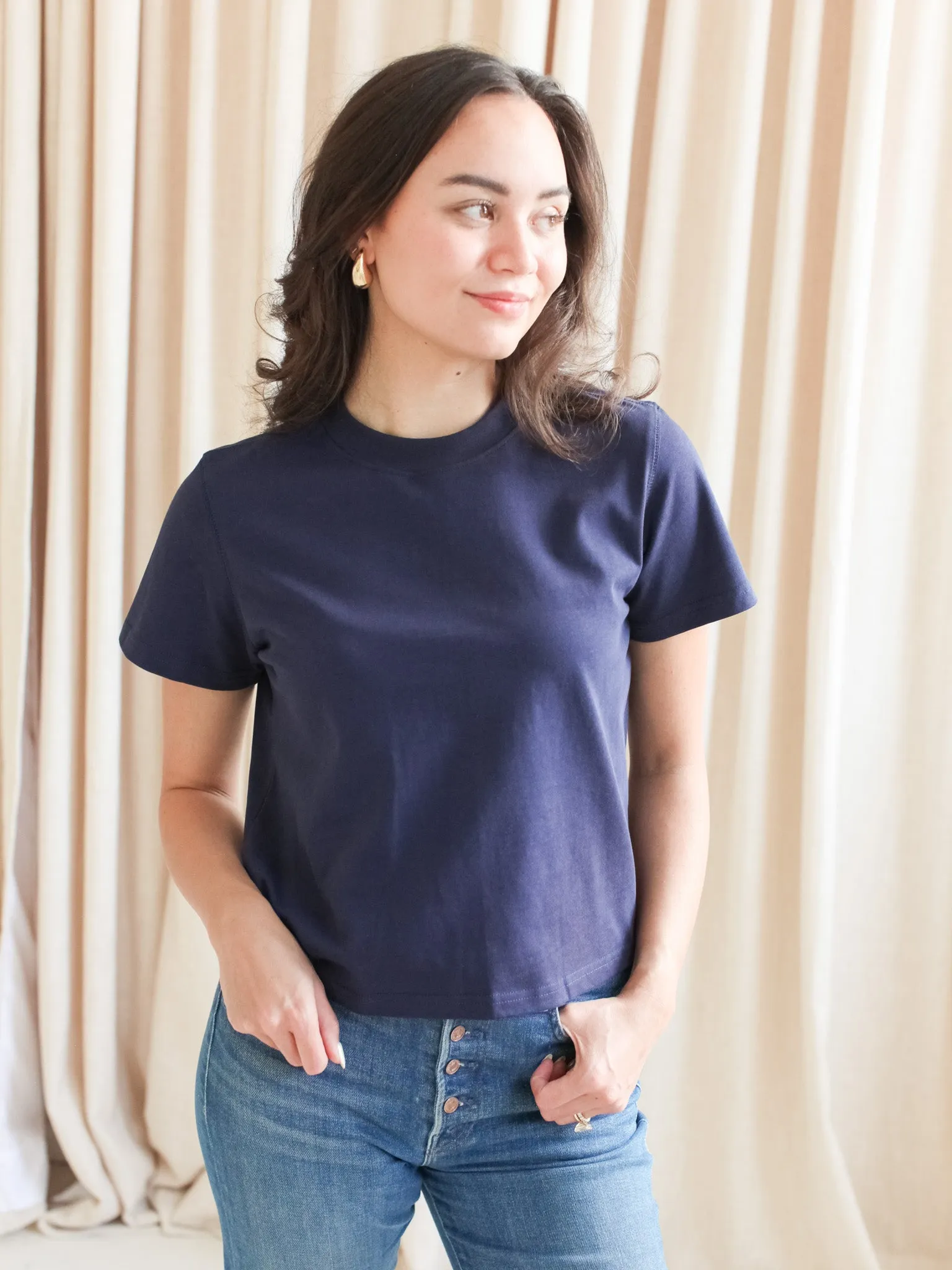 Elliot Tee - Navy PaddedInsulation