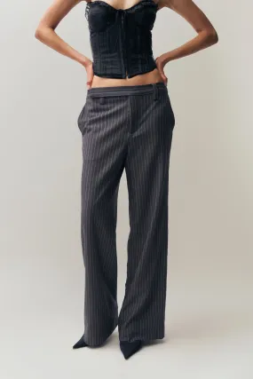 Raina Pinstripe Pant Timeless Comfort Wear All Occasion