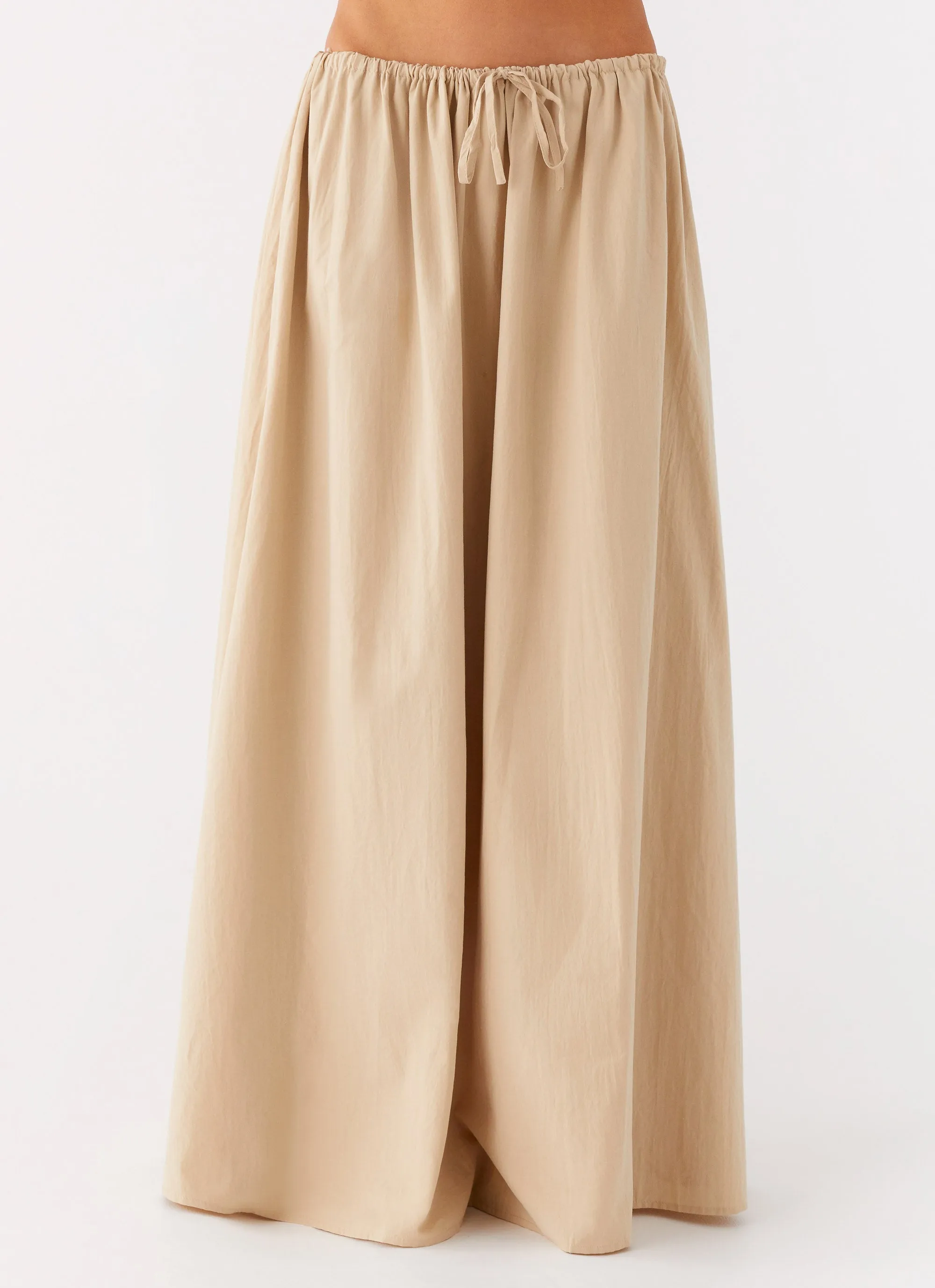 garden party Season To Season Randy Maxi Skirt - Tan