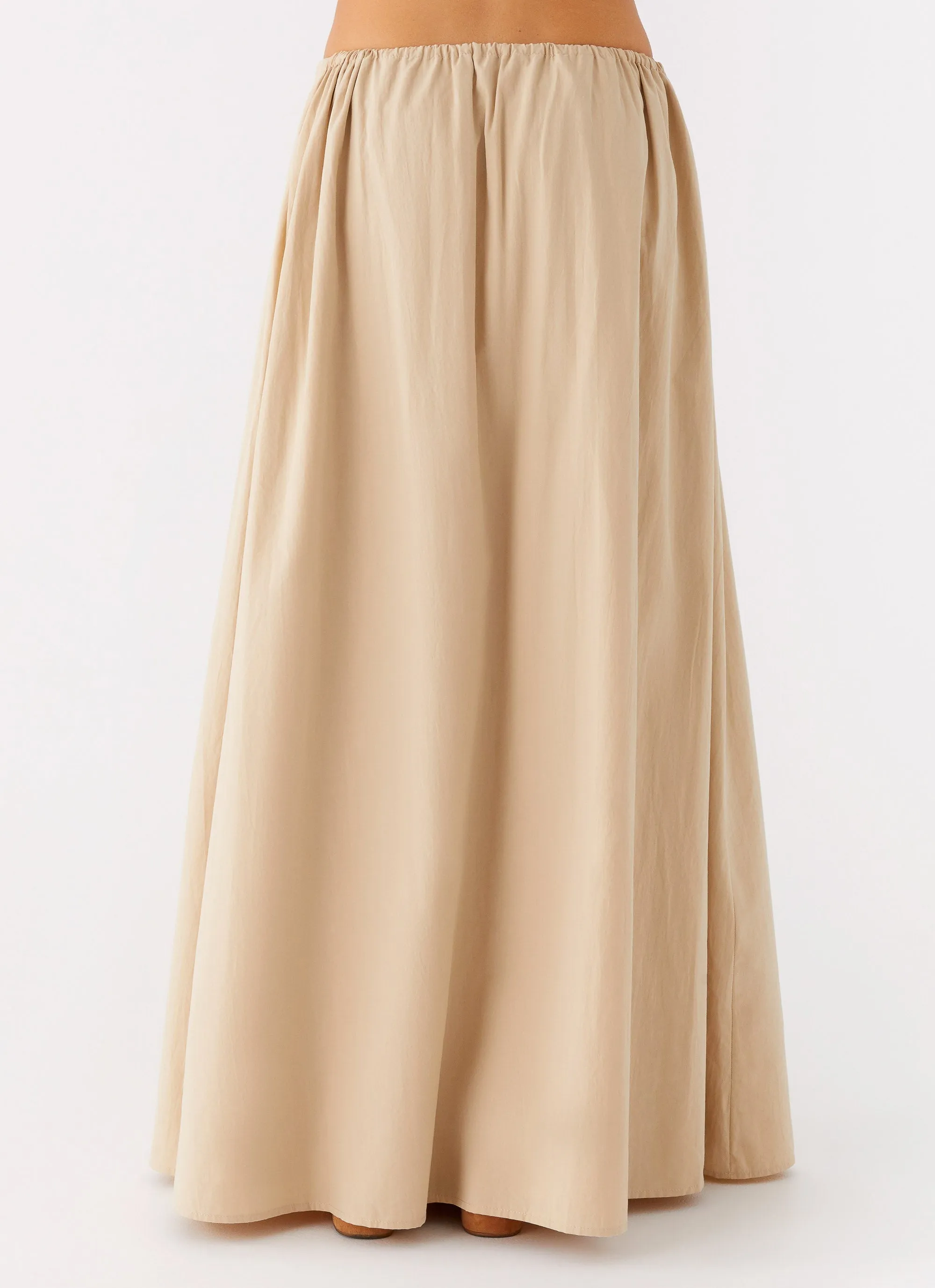 Randy Maxi Skirt - Tan Collaboration Piece
