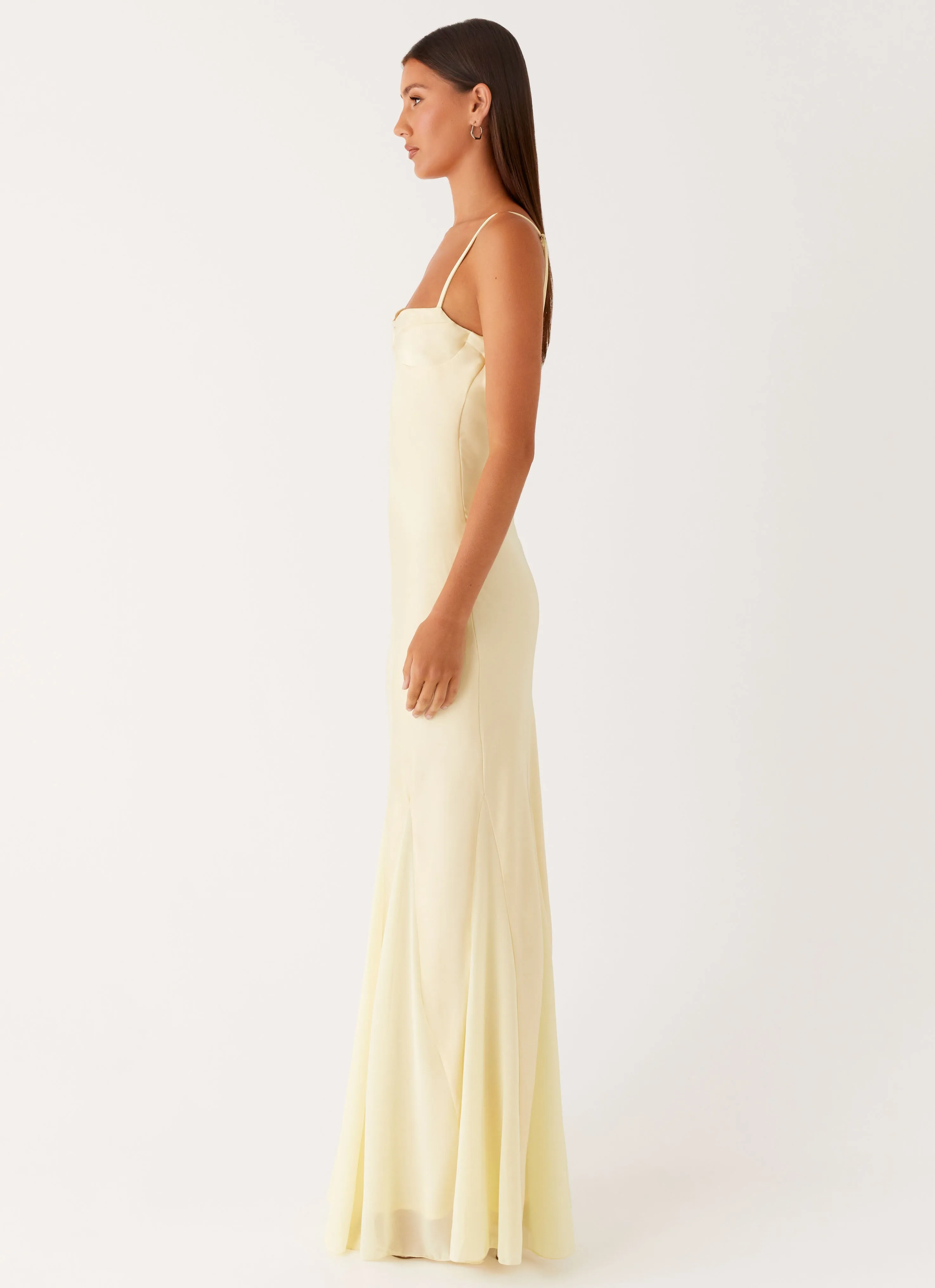 Ravello Maxi Dress - Sunny Yellow Sleek Design Soft and Stylish