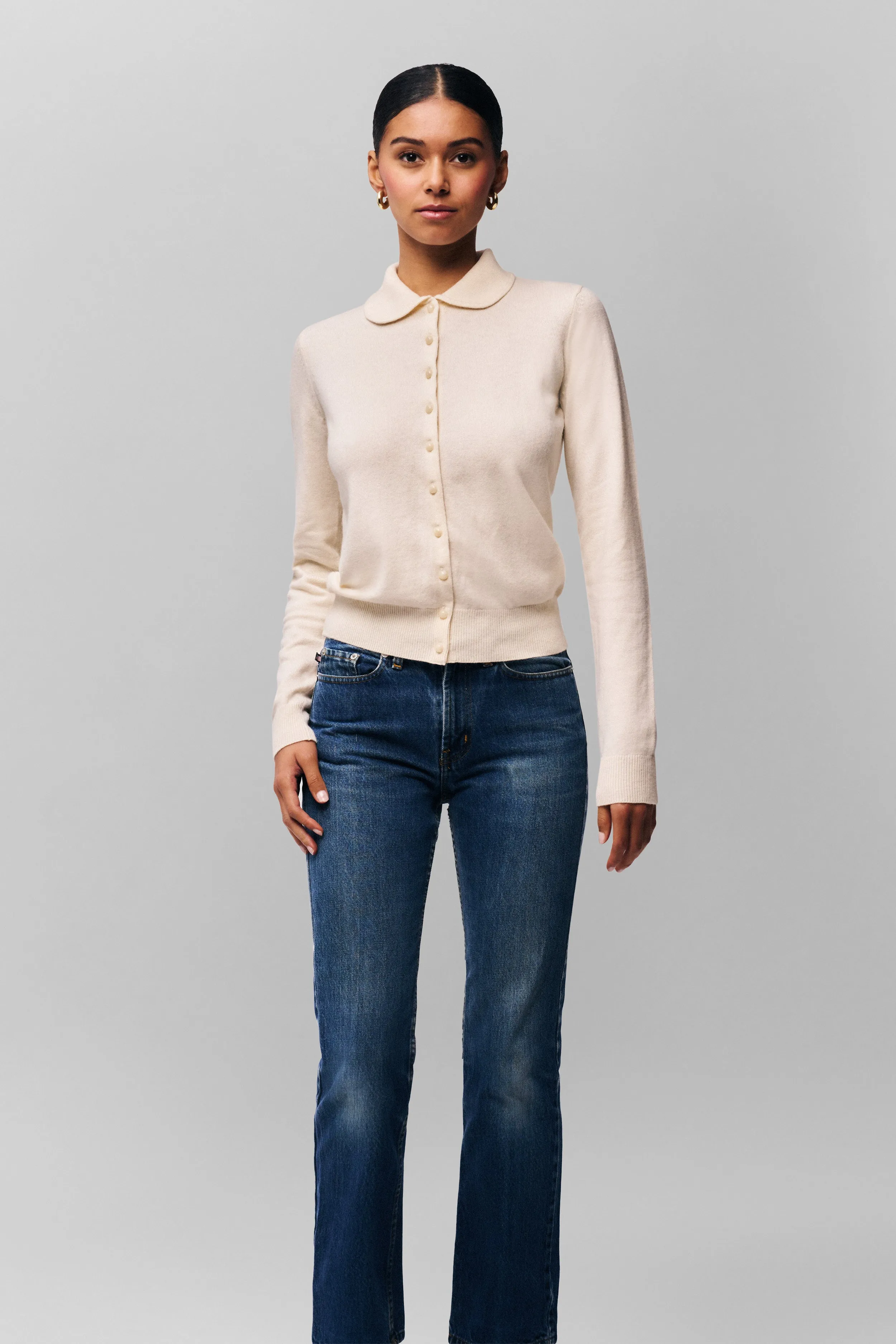 LowProfile Stitching Smart Look Delphine Cardigan