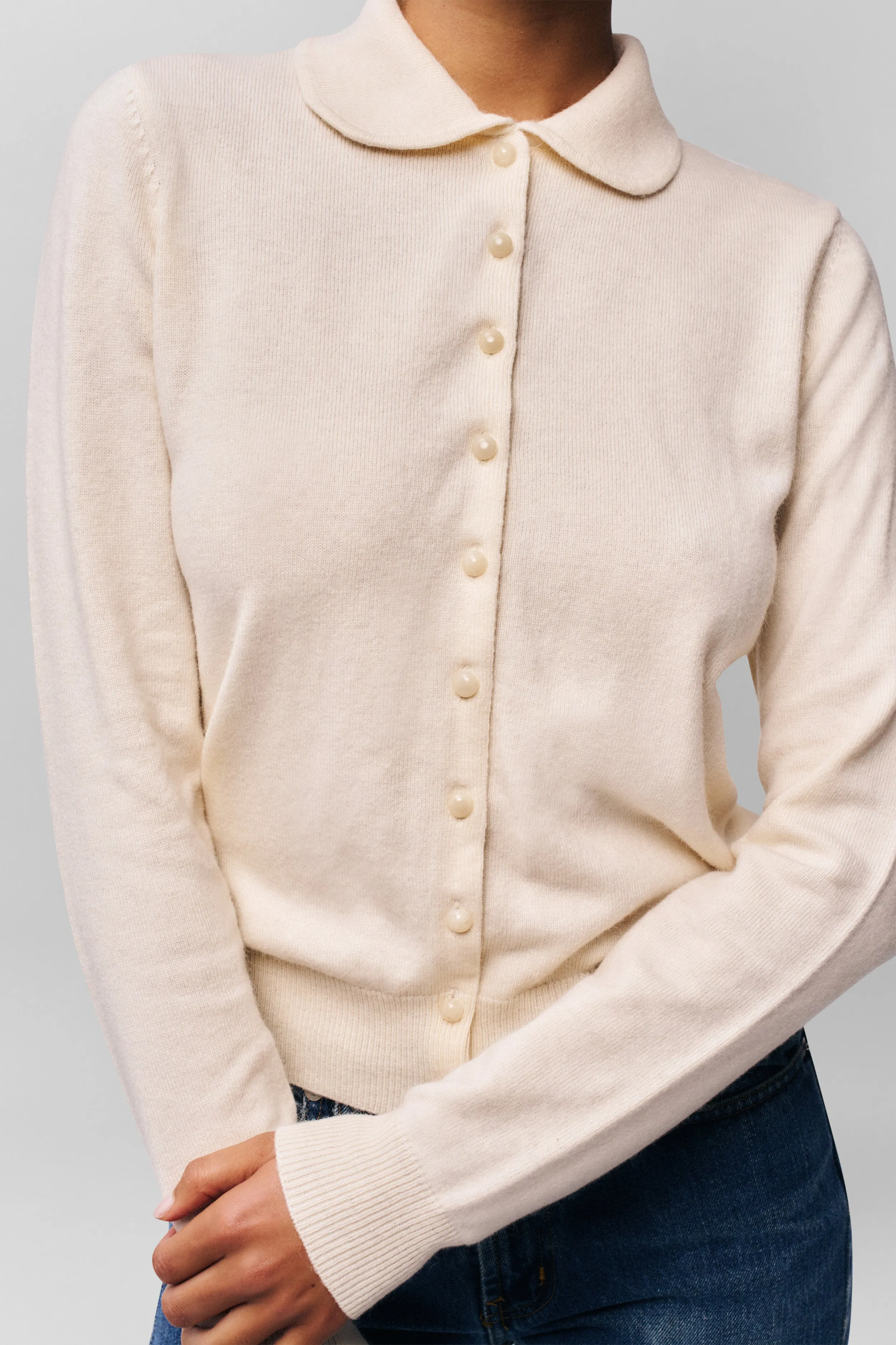 Durable Edge Binding Breathable Liner Integration Delphine Cardigan