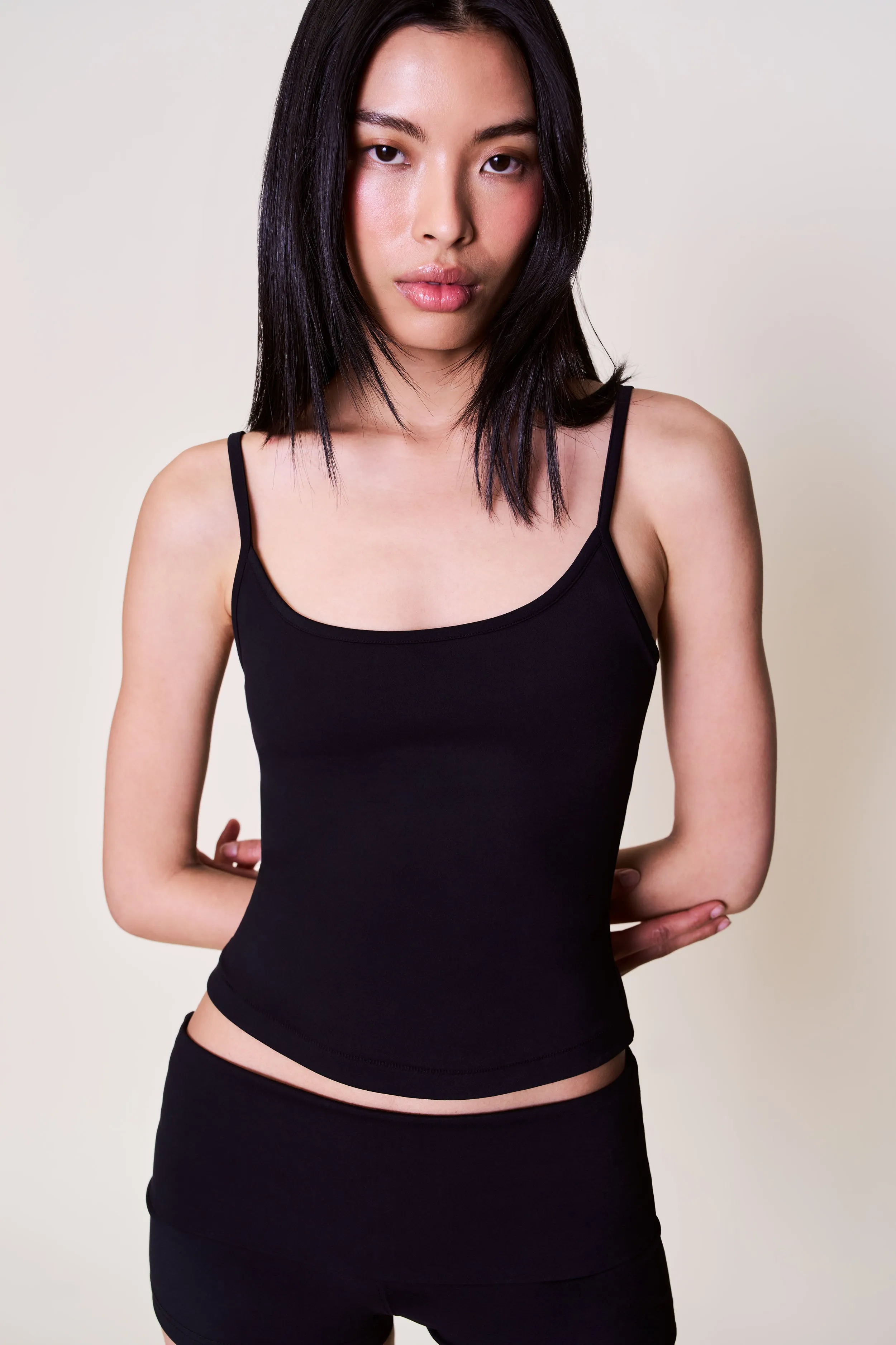 Casual Button-Down NonRestrictive Armholes Body Tank