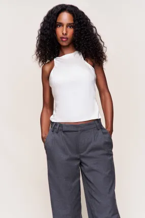 Regine Cowl Neck Top Lightweight Weave LightweightMaterial