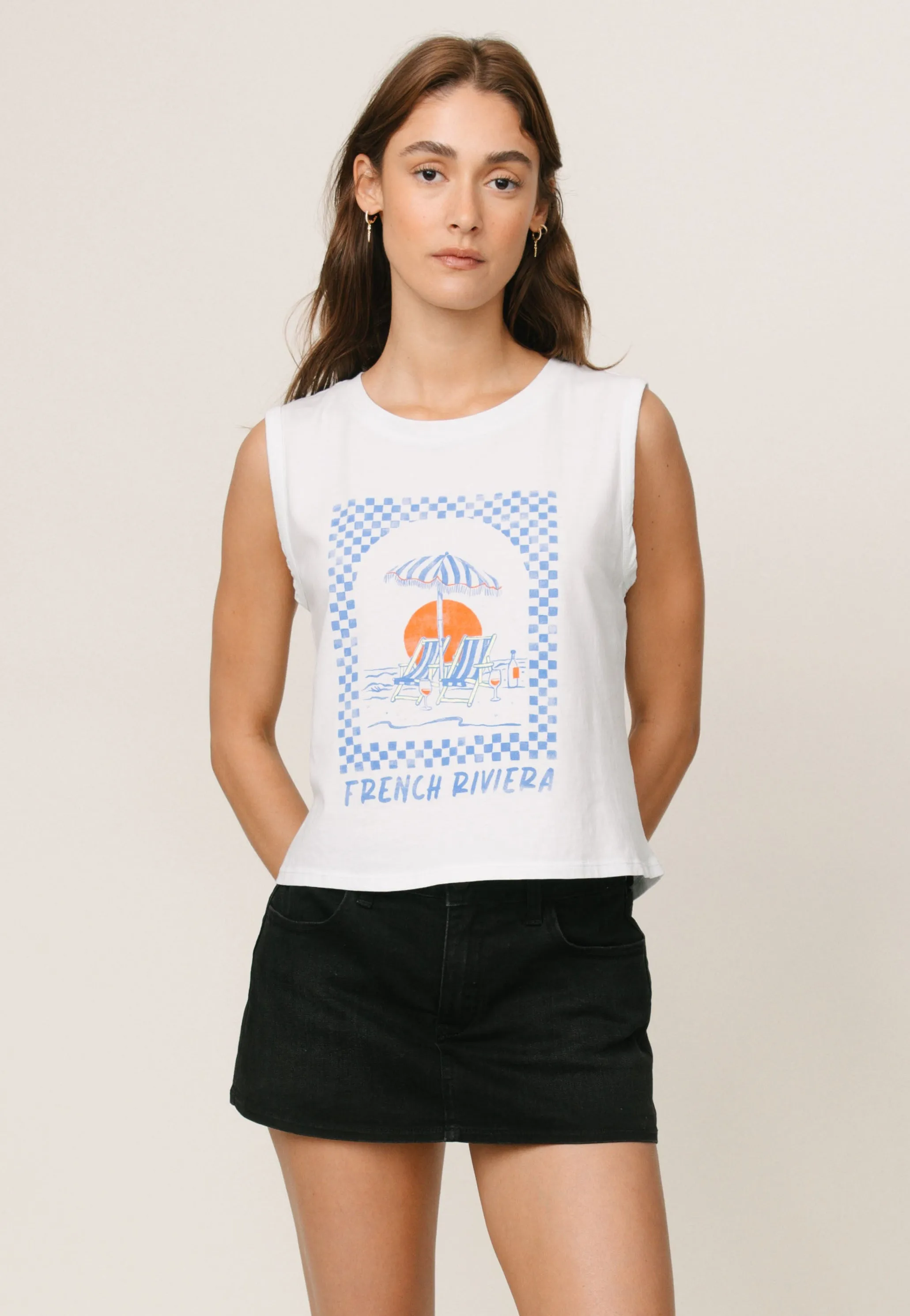 St Tropez La Mer Tank Flexible Knit Fabric OdorResistant Treatment